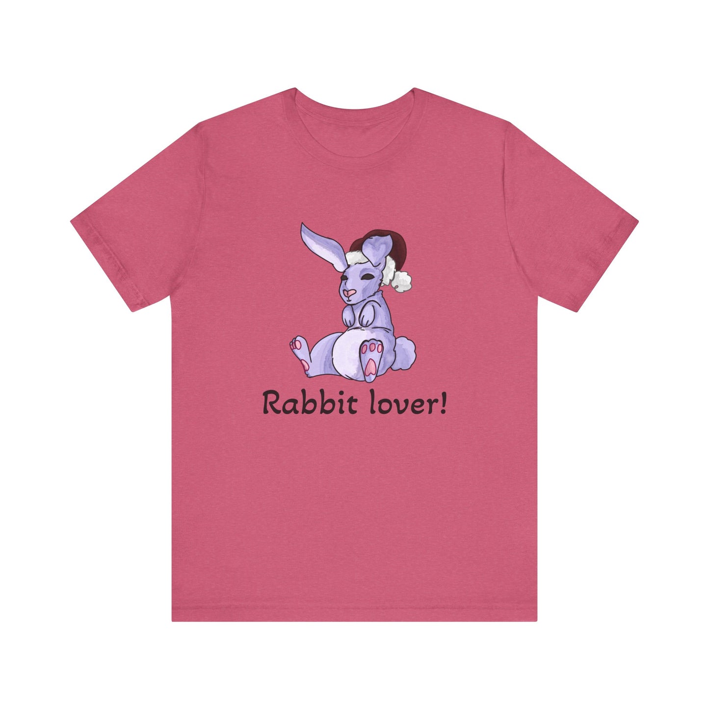 Cute Rabbit Lover Unisex Tee – Perfect Gift for Animal Lovers!