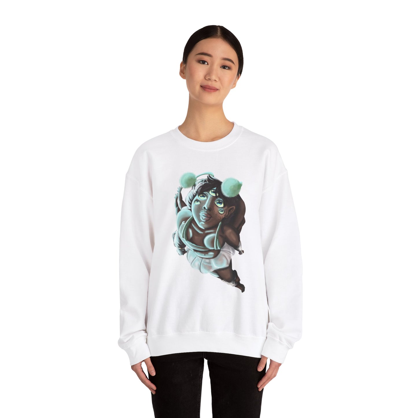 Whimsical Art Crewneck Sweatshirt for Cozy Days