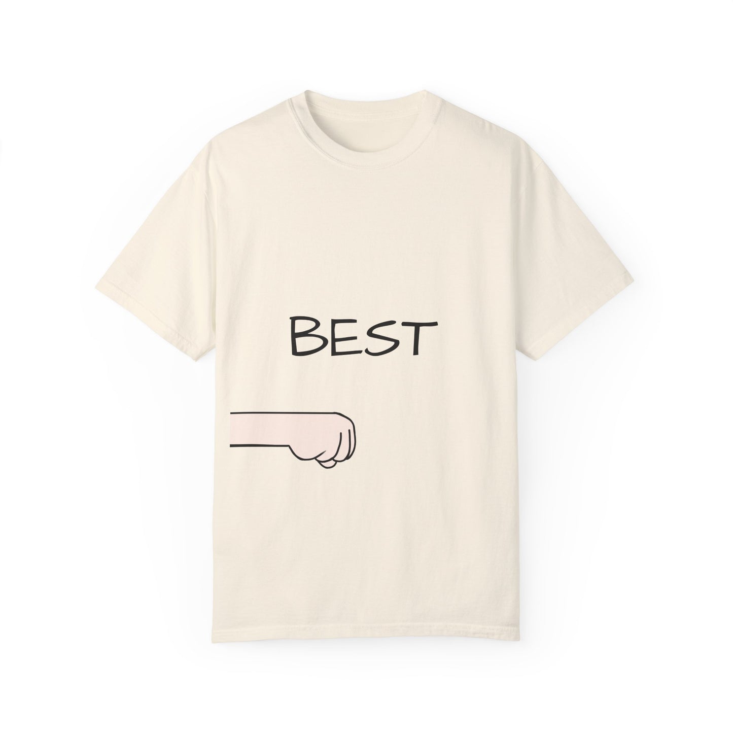 Funny Fist Bump Best Unisex Tee, Gift for Friends, Casual Wear, Birthday Humor