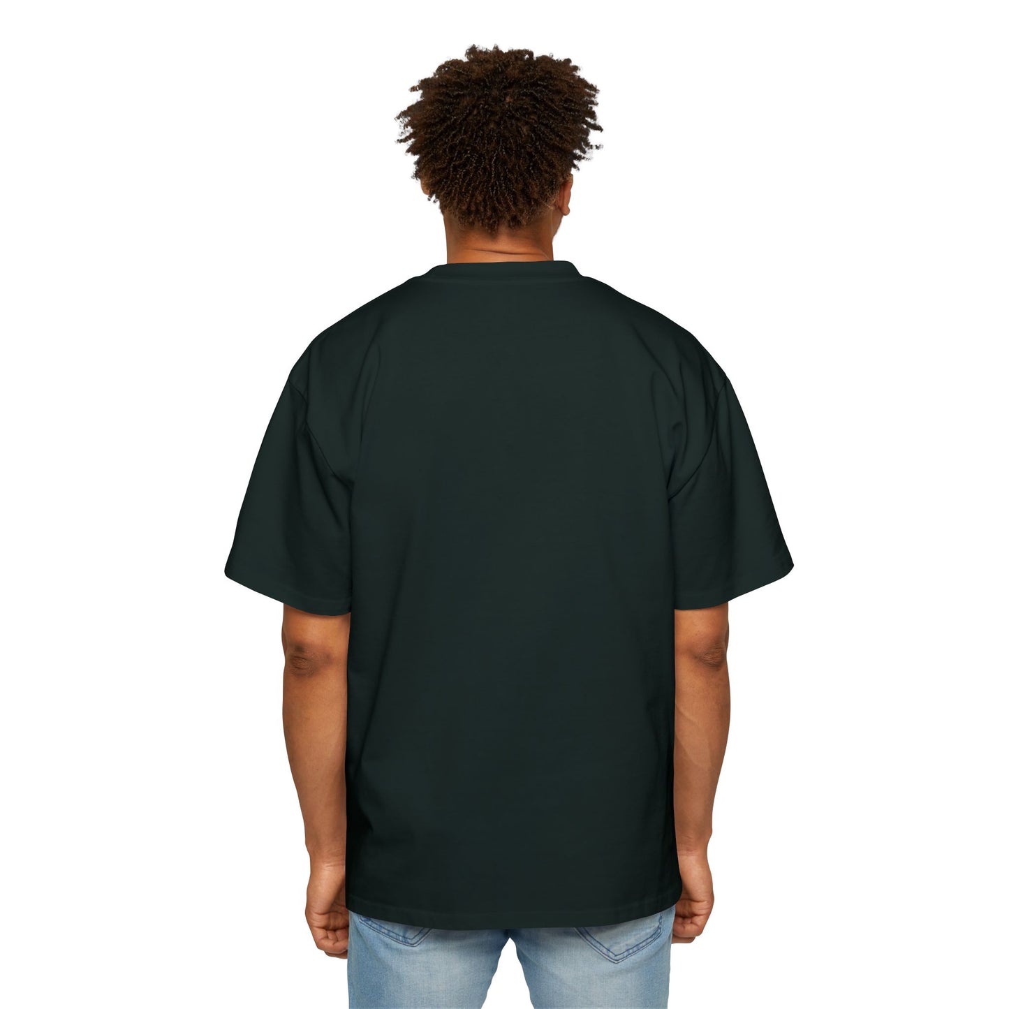 Jinu & Derpy- Men's Heavy Oversized Tee