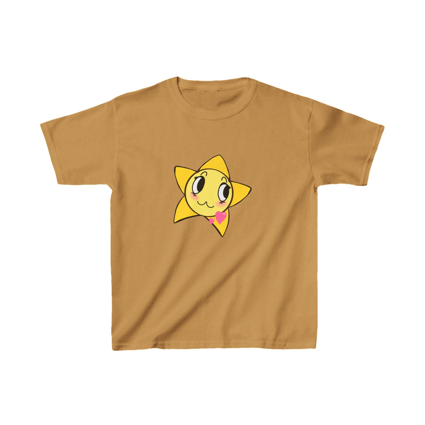 Cute Star Kids Heavy Cotton Tee - Perfect for Playtime!