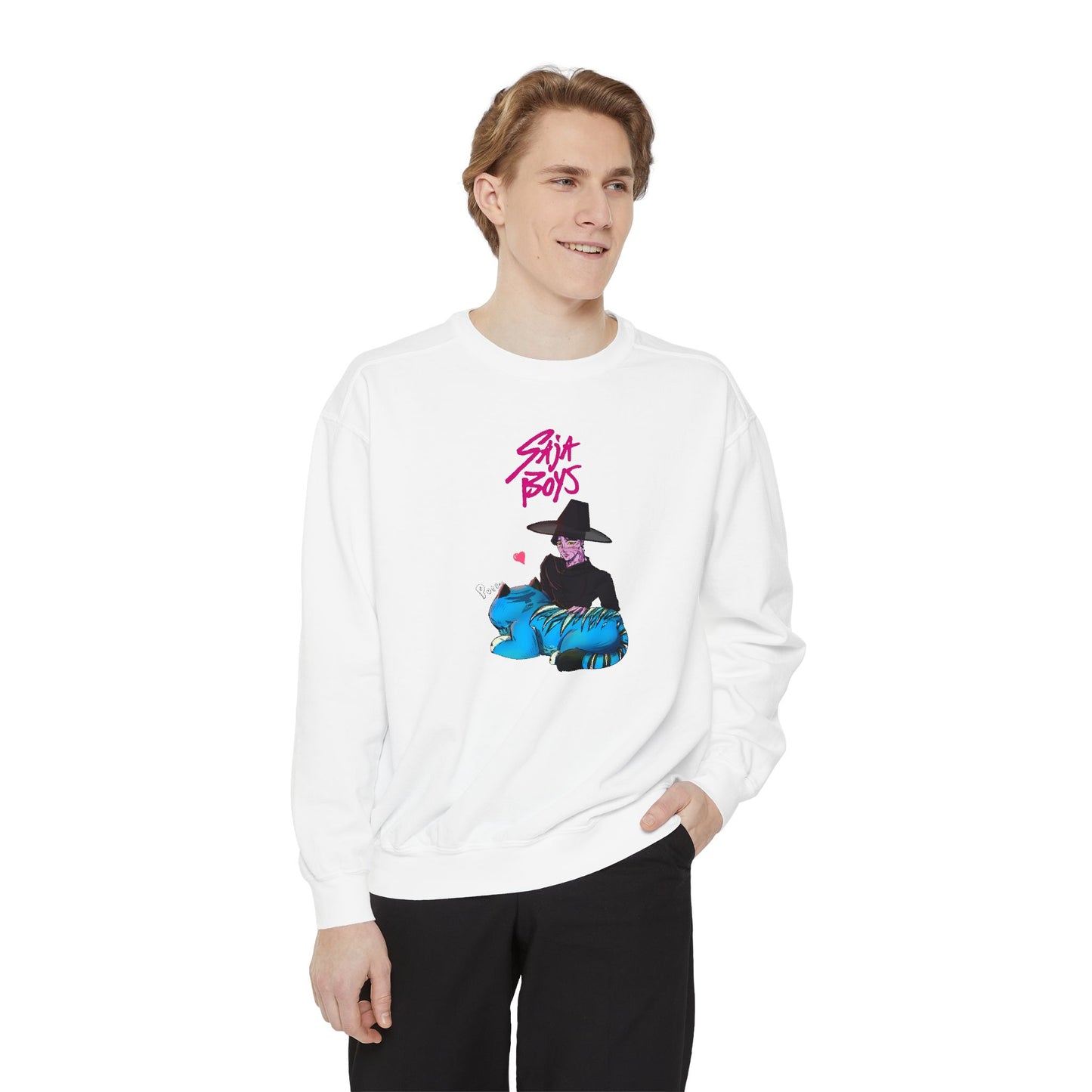 Jinu & Derpy- Garment-Dyed Sweatshirt