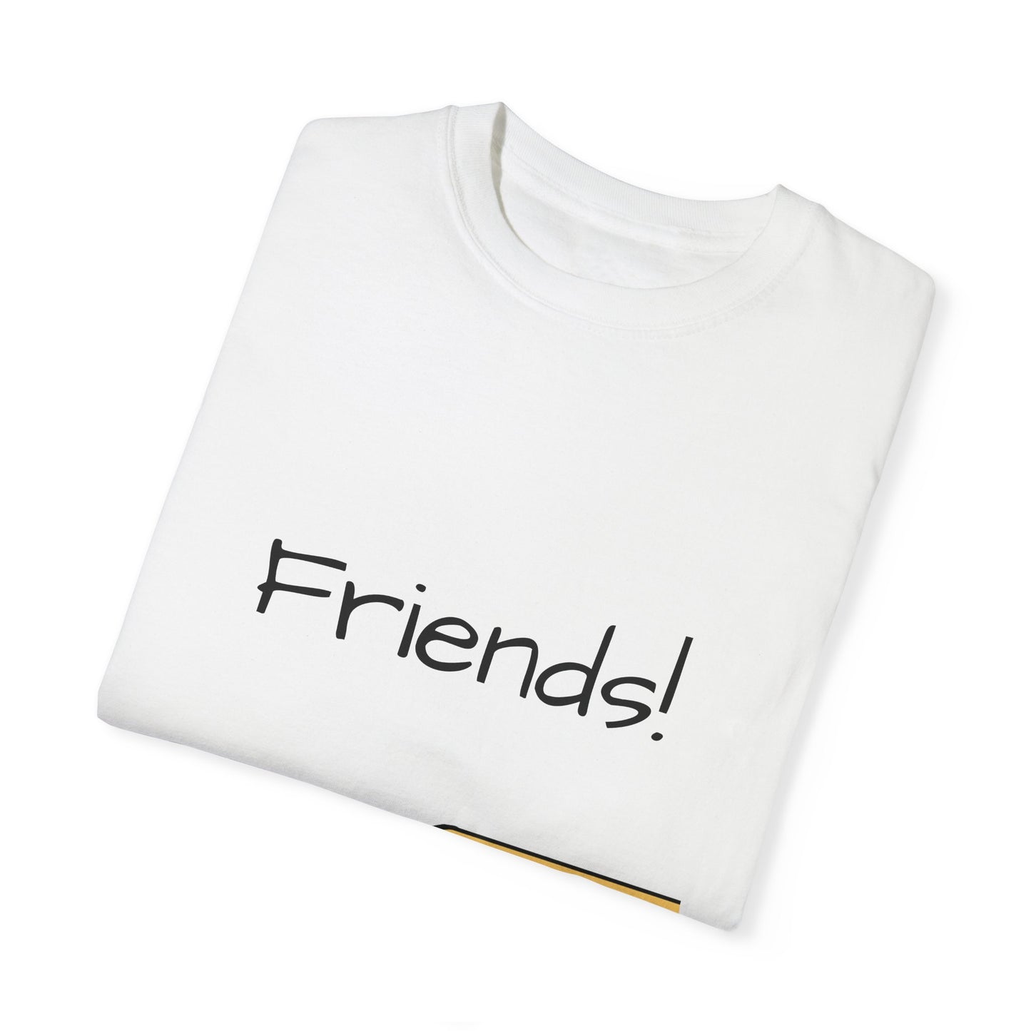 Friends Graphic Tee, Unisex Casual Shirt for Best Friends, Friendship Gift, Fun Everyday Wear, Comfortable Summer Top