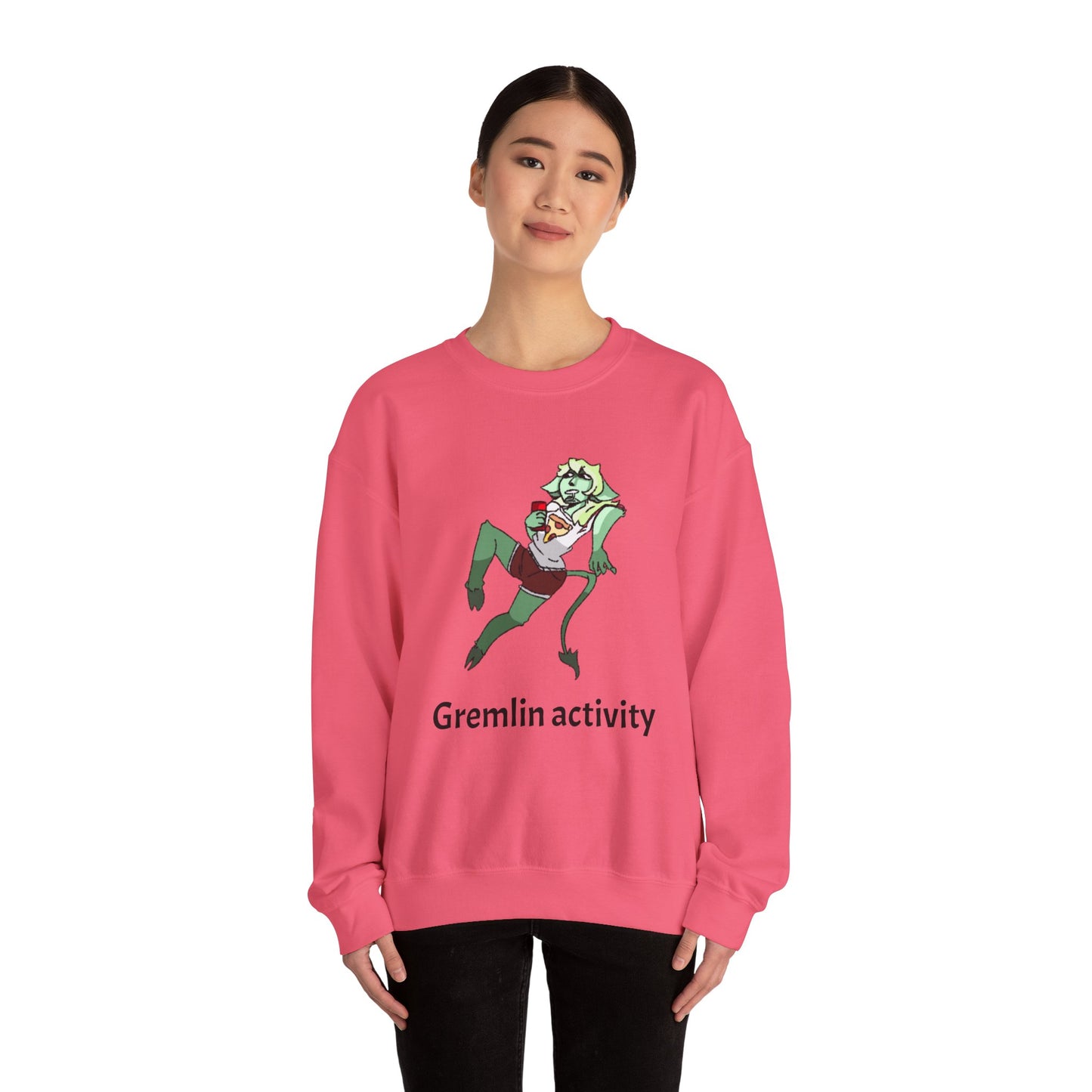 Funny Gremlin Activity Crewneck Sweatshirt - Unisex Heavy Blend™