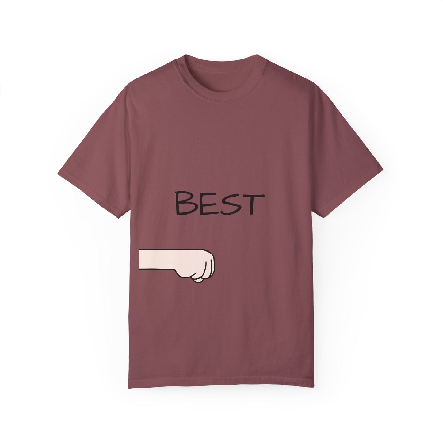 Funny Fist Bump Best Unisex Tee, Gift for Friends, Casual Wear, Birthday Humor