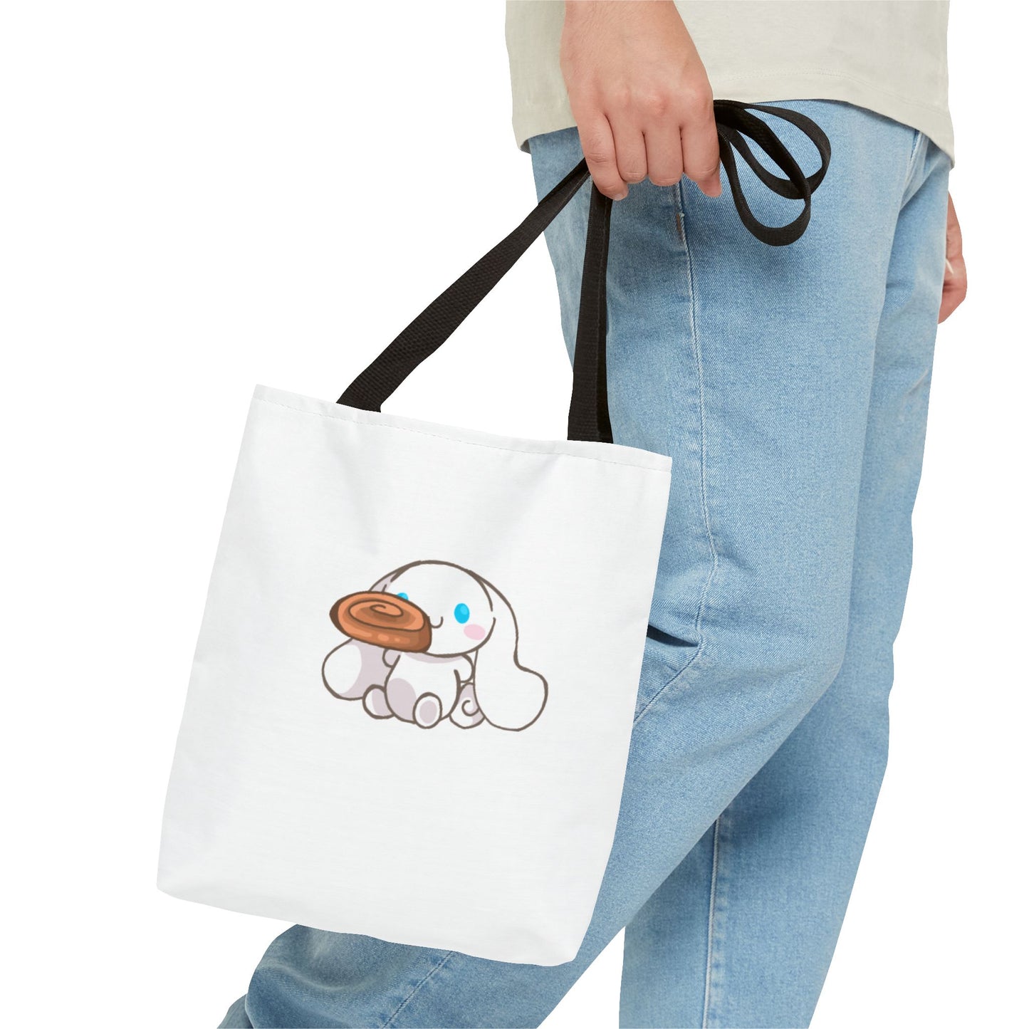 Cute Puppy Tote Bag with Frisbee Design - Ideal Gift for Dog Lovers