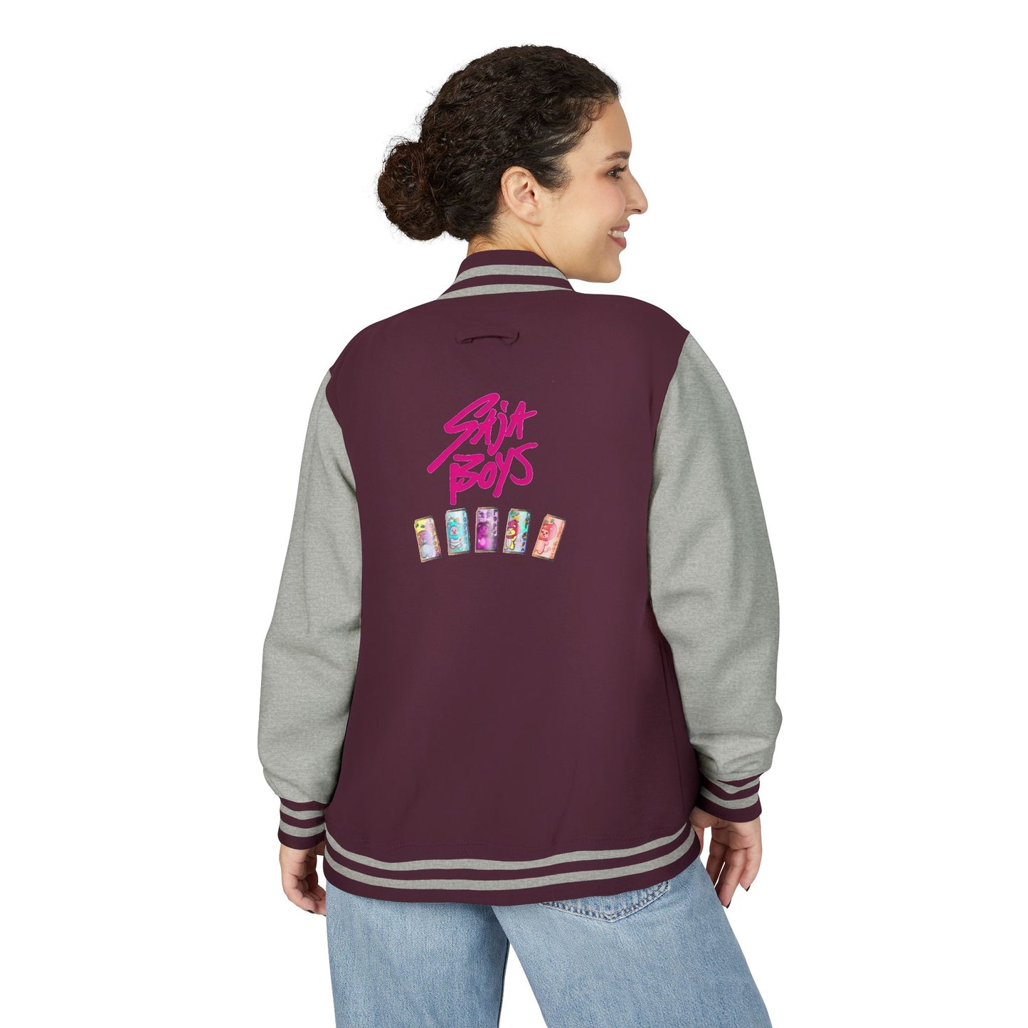 Saja Boys Unisex Heavyweight Letterman Jacket