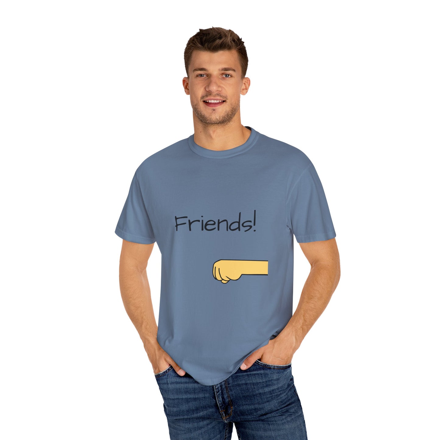 Friends Graphic Tee, Unisex Casual Shirt for Best Friends, Friendship Gift, Fun Everyday Wear, Comfortable Summer Top