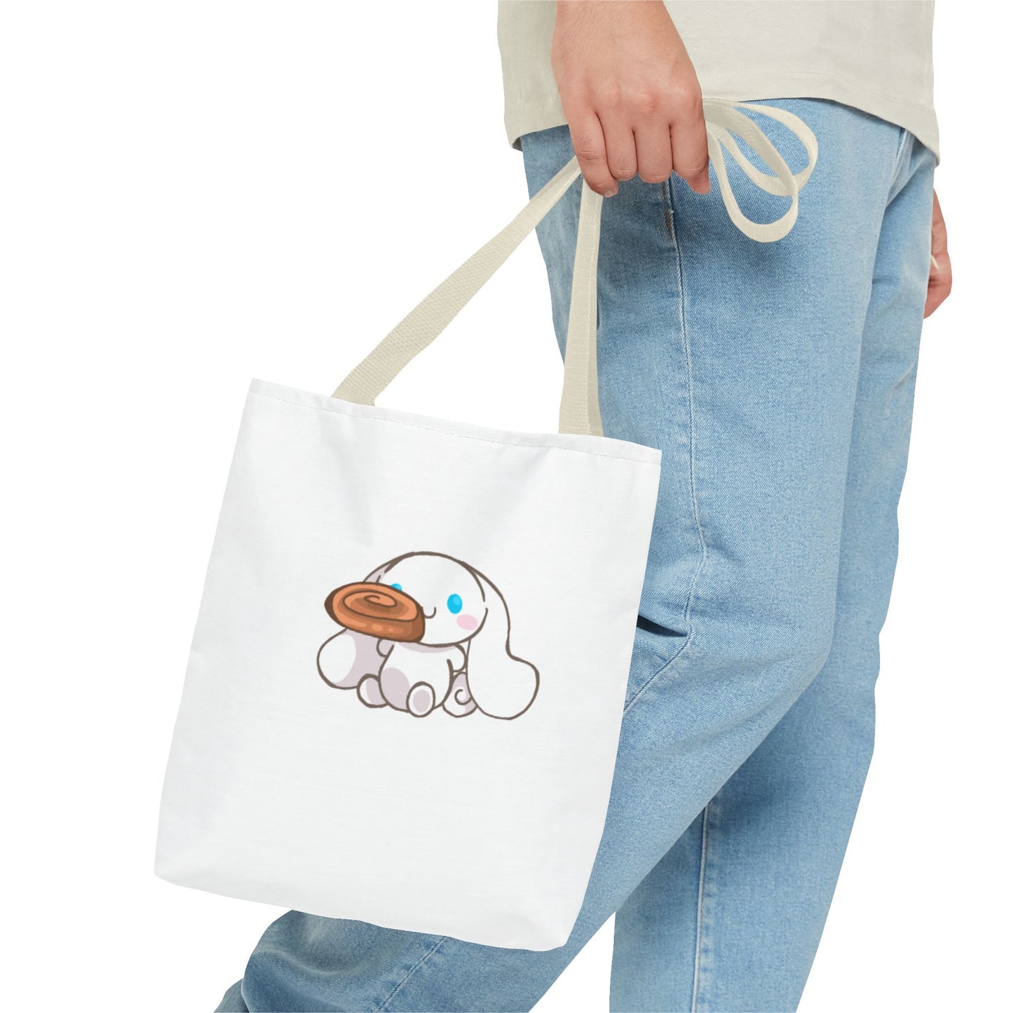 Cute Puppy Tote Bag with Frisbee Design - Ideal Gift for Dog Lovers