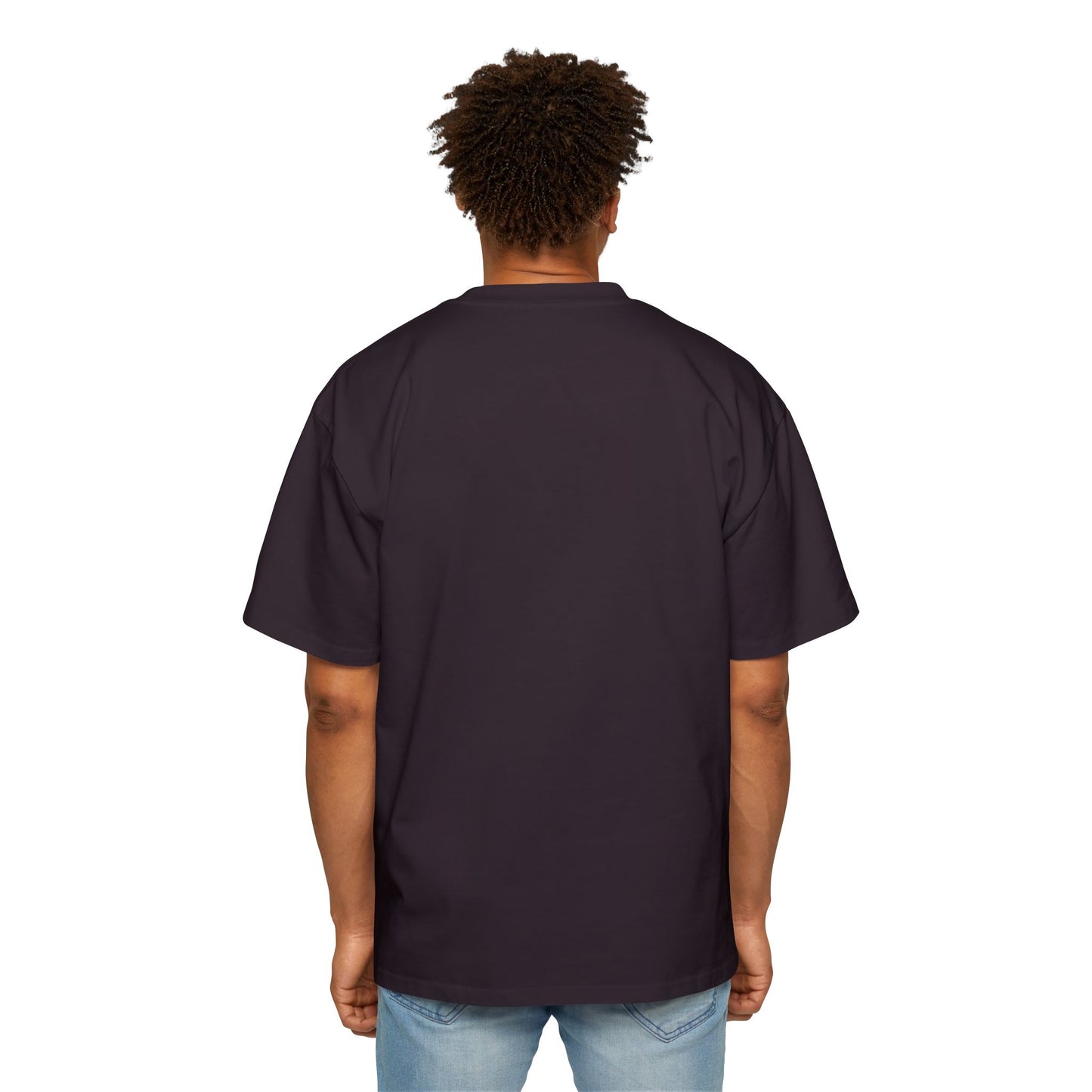 Jinu & Derpy- Men's Heavy Oversized Tee