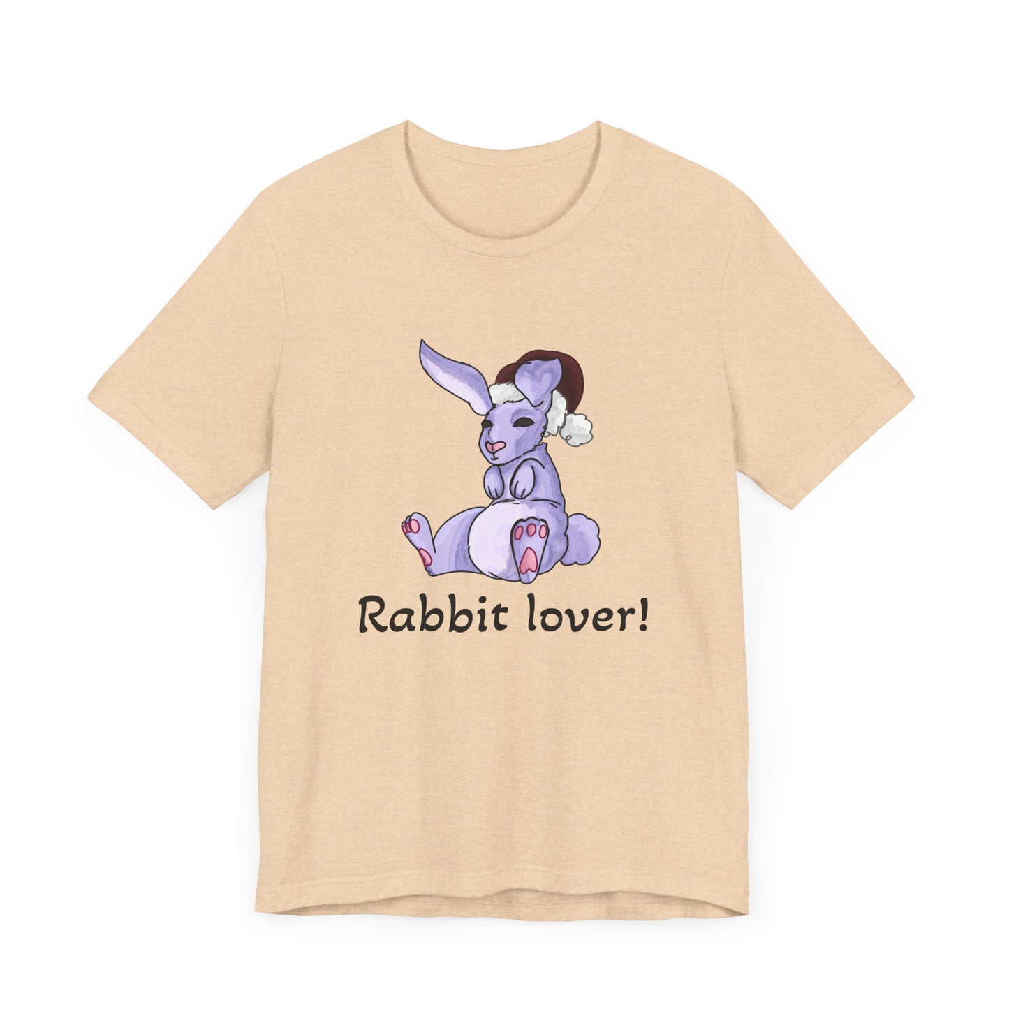 Cute Rabbit Lover Unisex Tee – Perfect Gift for Animal Lovers!