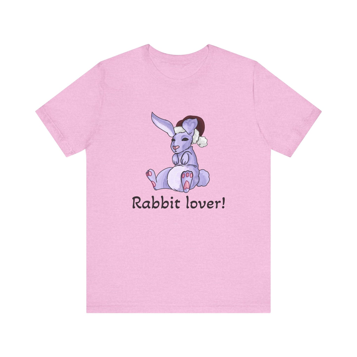 Cute Rabbit Lover Unisex Tee – Perfect Gift for Animal Lovers!