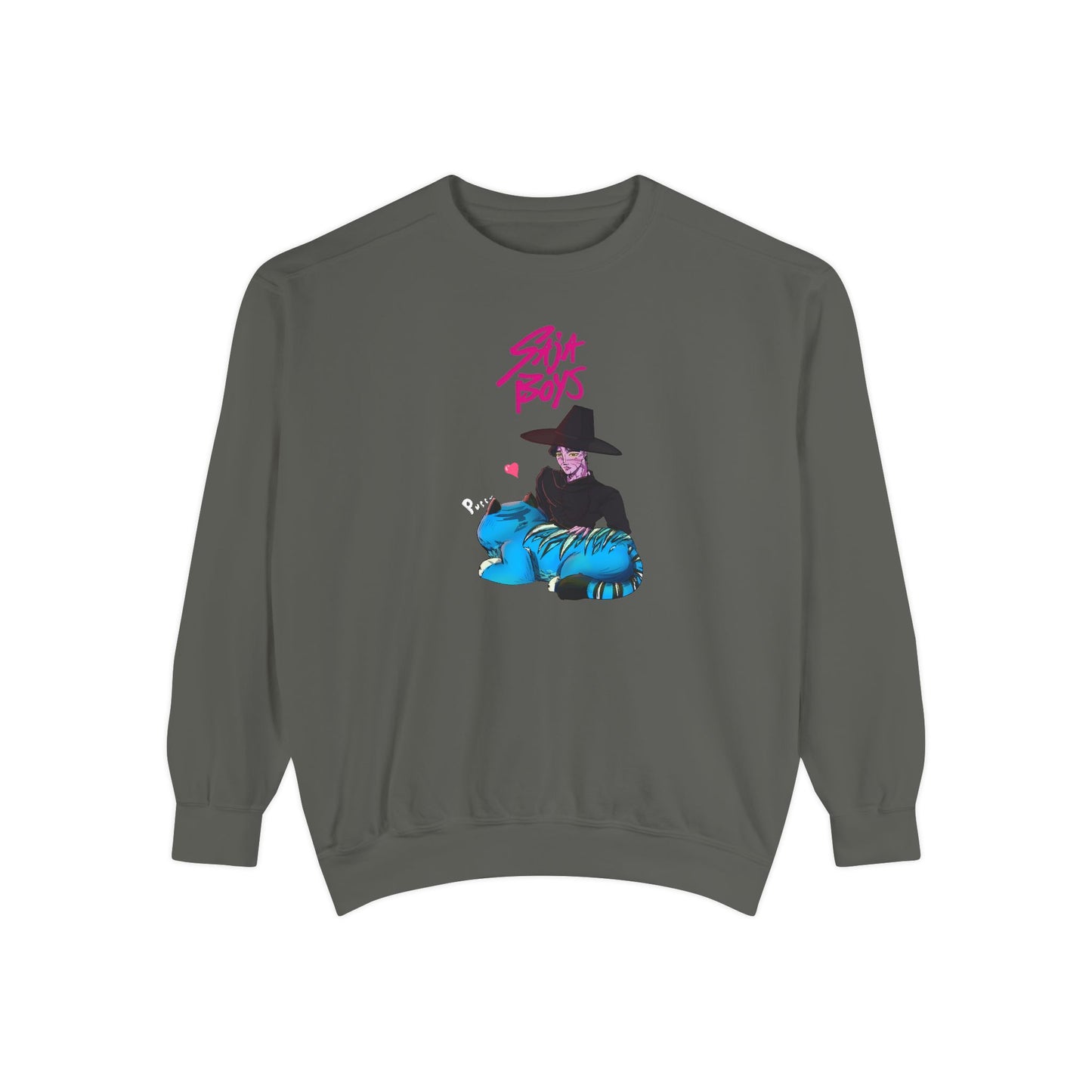 Jinu & Derpy- Garment-Dyed Sweatshirt
