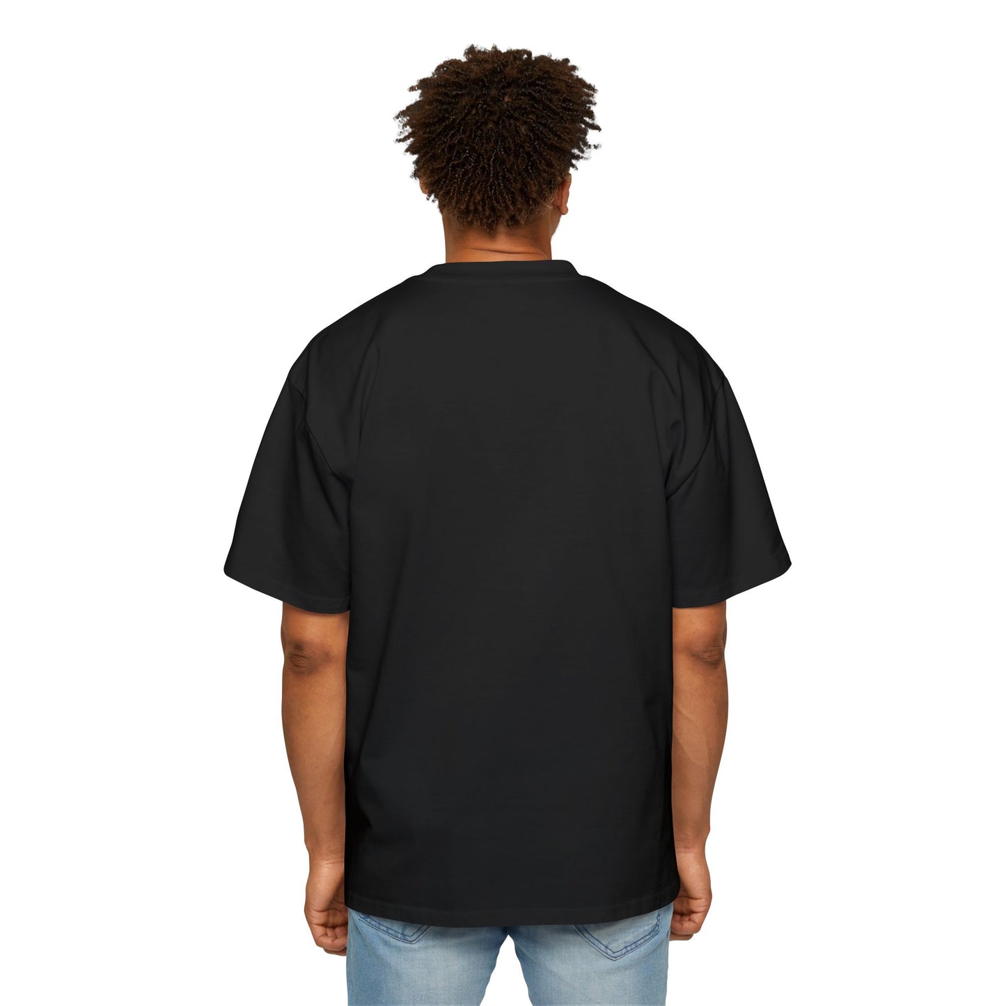 Jinu & Derpy- Men's Heavy Oversized Tee