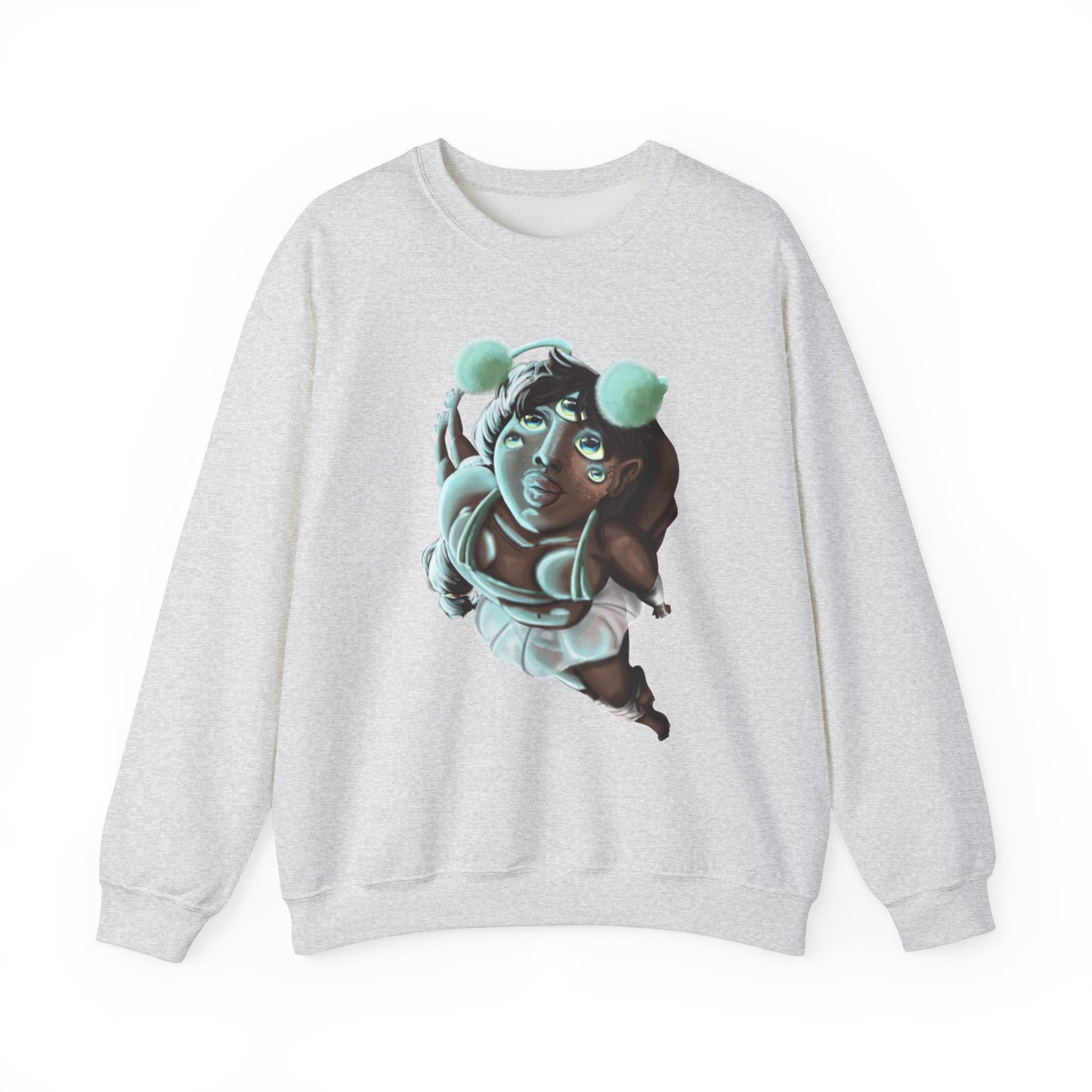 Whimsical Art Crewneck Sweatshirt for Cozy Days