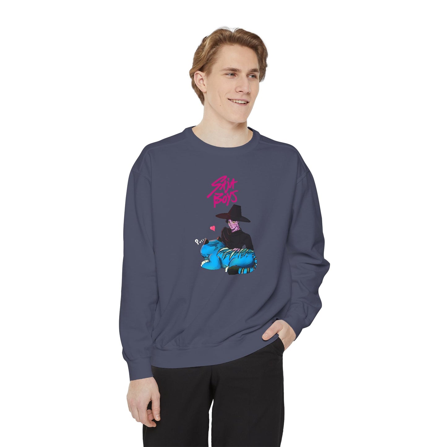 Jinu & Derpy- Garment-Dyed Sweatshirt