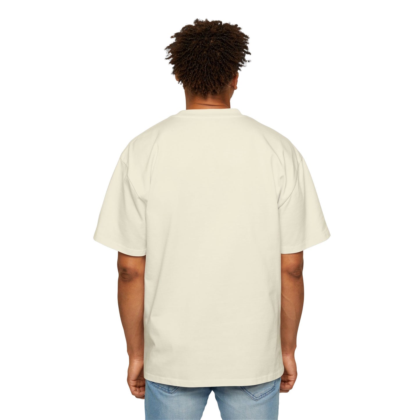 Jinu & Derpy- Men's Heavy Oversized Tee
