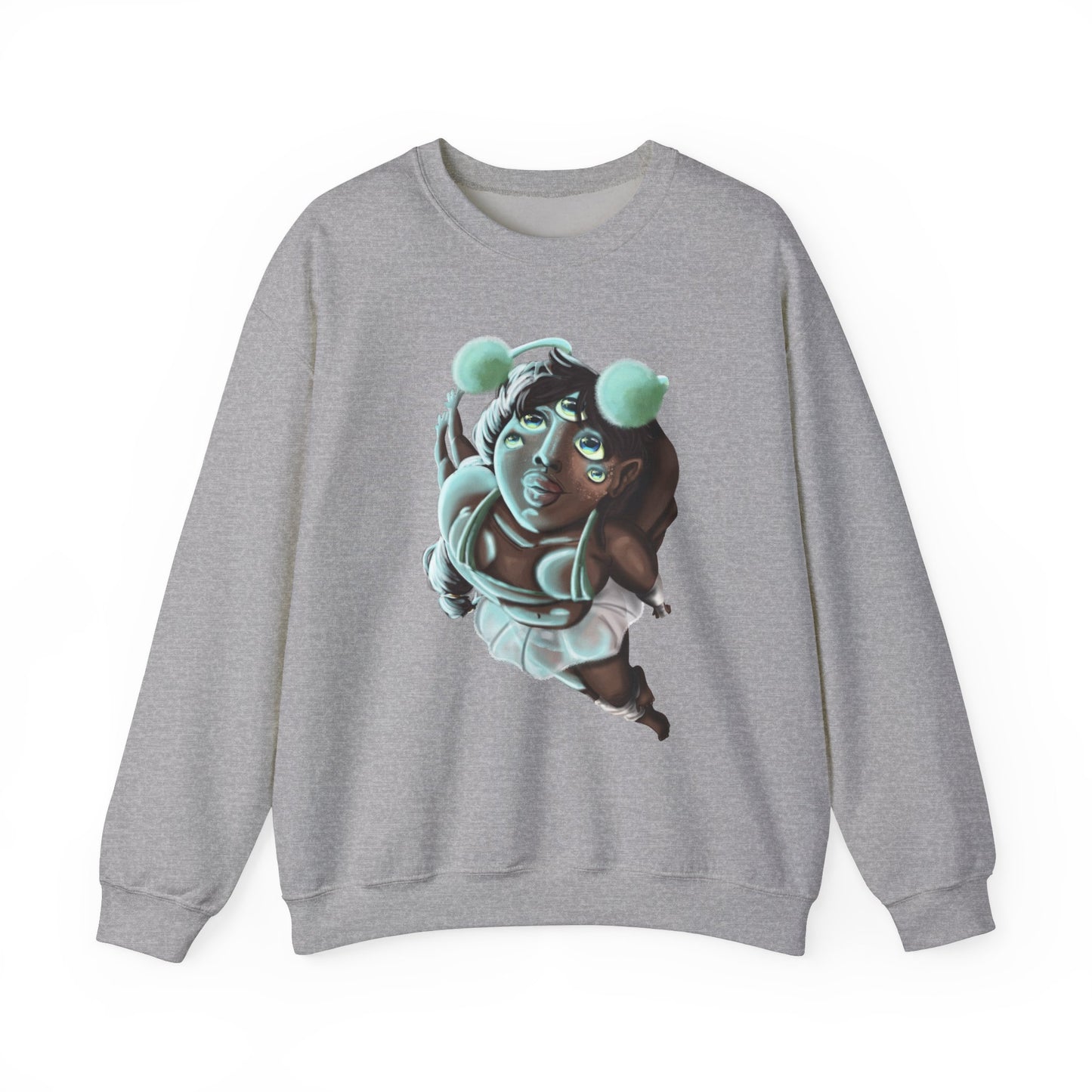 Whimsical Art Crewneck Sweatshirt for Cozy Days