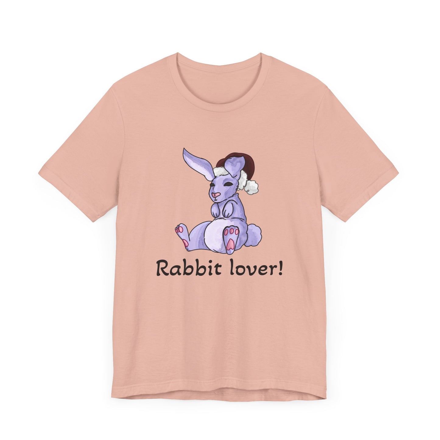 Cute Rabbit Lover Unisex Tee – Perfect Gift for Animal Lovers!