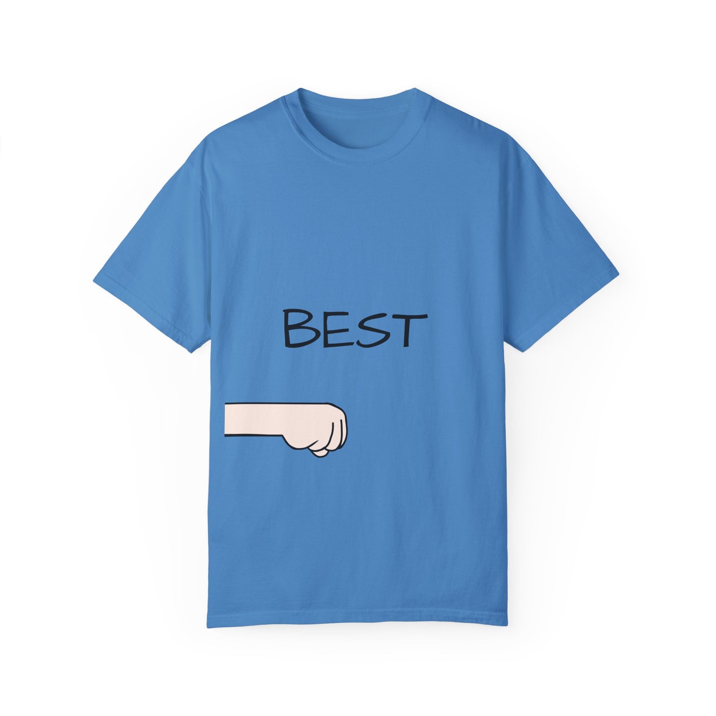 Funny Fist Bump Best Unisex Tee, Gift for Friends, Casual Wear, Birthday Humor