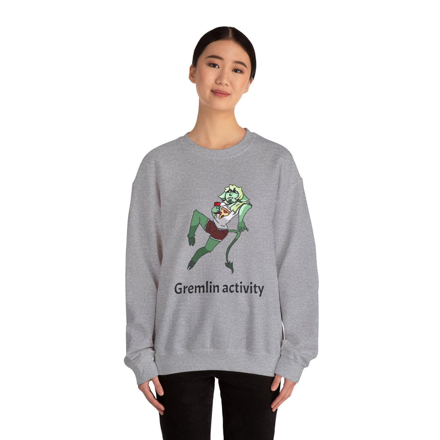 Funny Gremlin Activity Crewneck Sweatshirt - Unisex Heavy Blend™