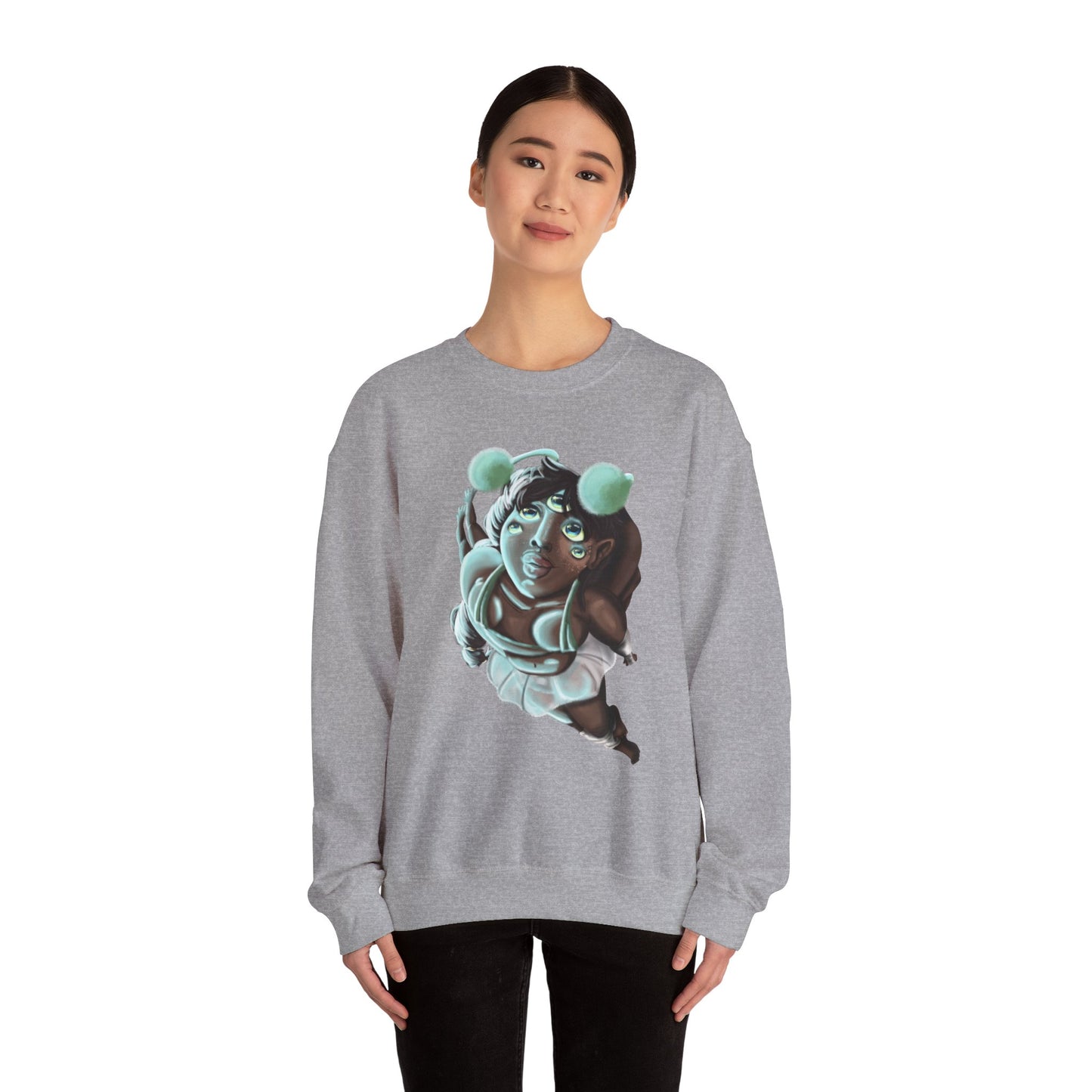 Whimsical Art Crewneck Sweatshirt for Cozy Days