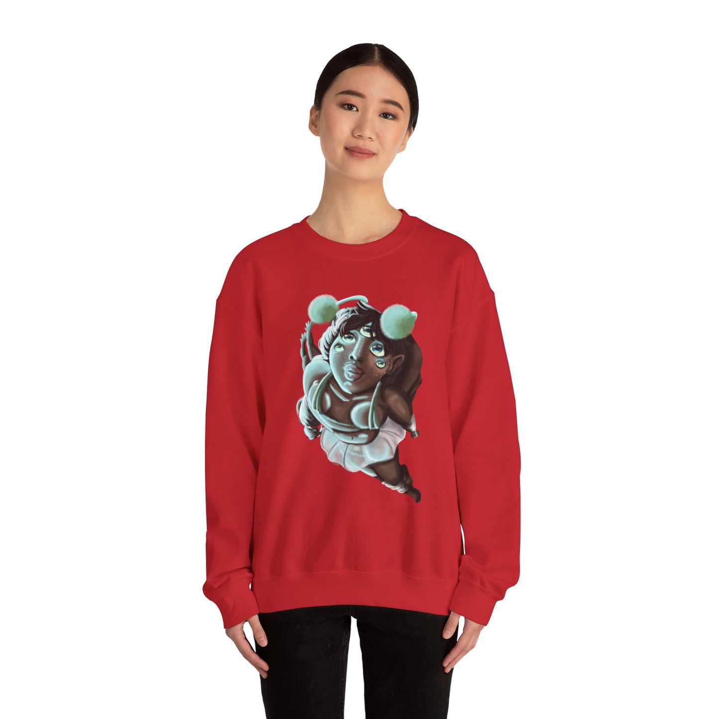 Whimsical Art Crewneck Sweatshirt for Cozy Days