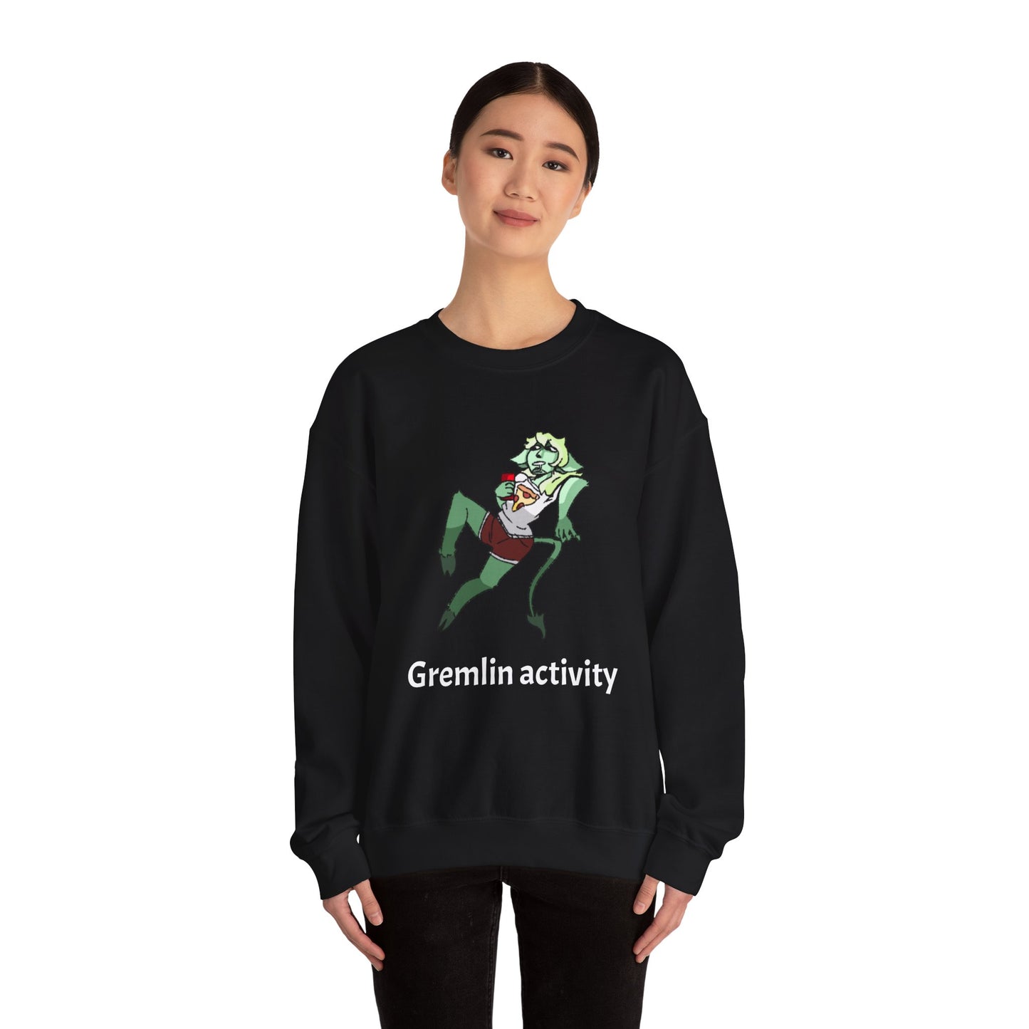 Funny Gremlin Activity Crewneck Sweatshirt - Unisex Heavy Blend™