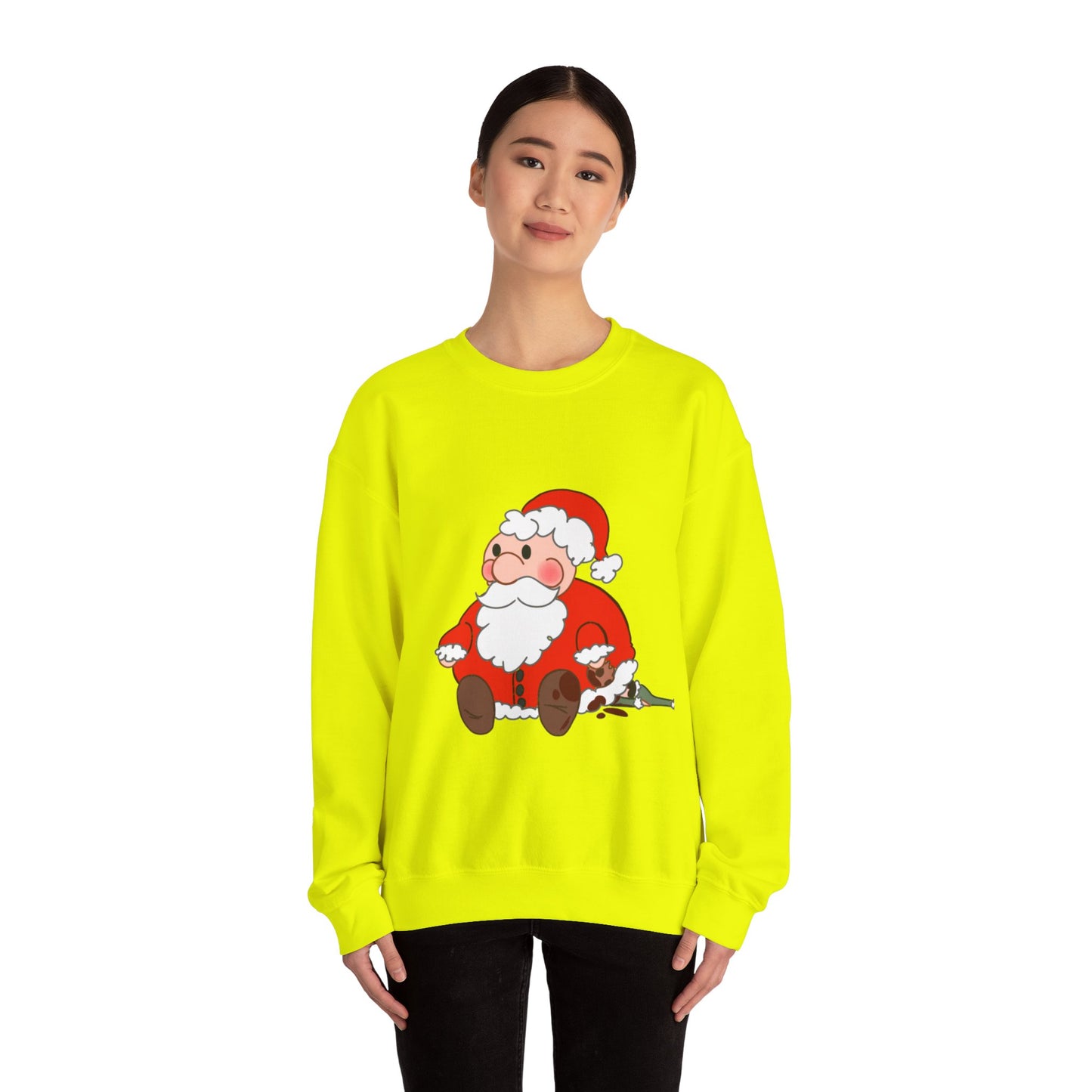 Cute Santa Claus Crewneck Sweatshirt - Cozy Holiday Style