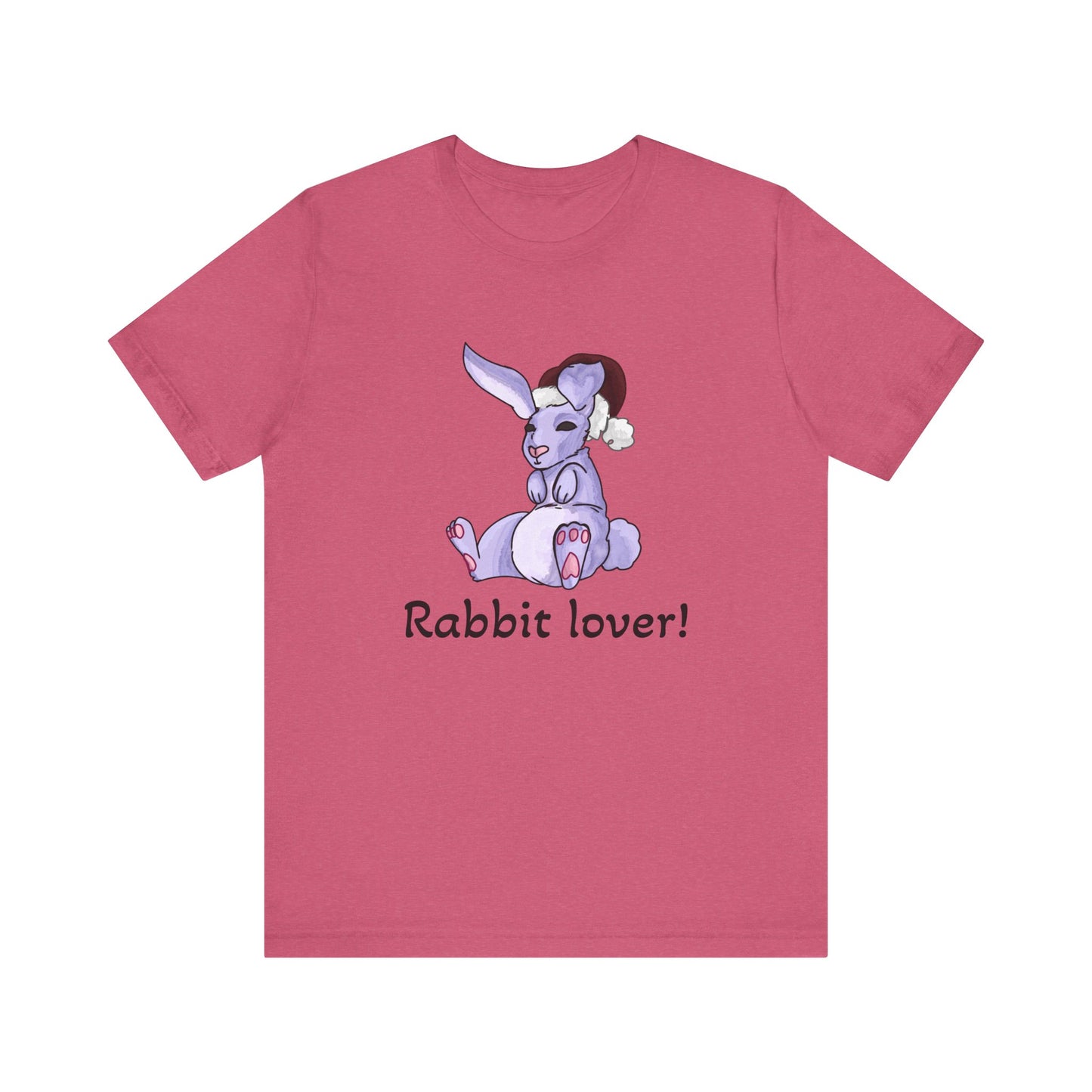 Cute Rabbit Lover Unisex Tee – Perfect Gift for Animal Lovers!