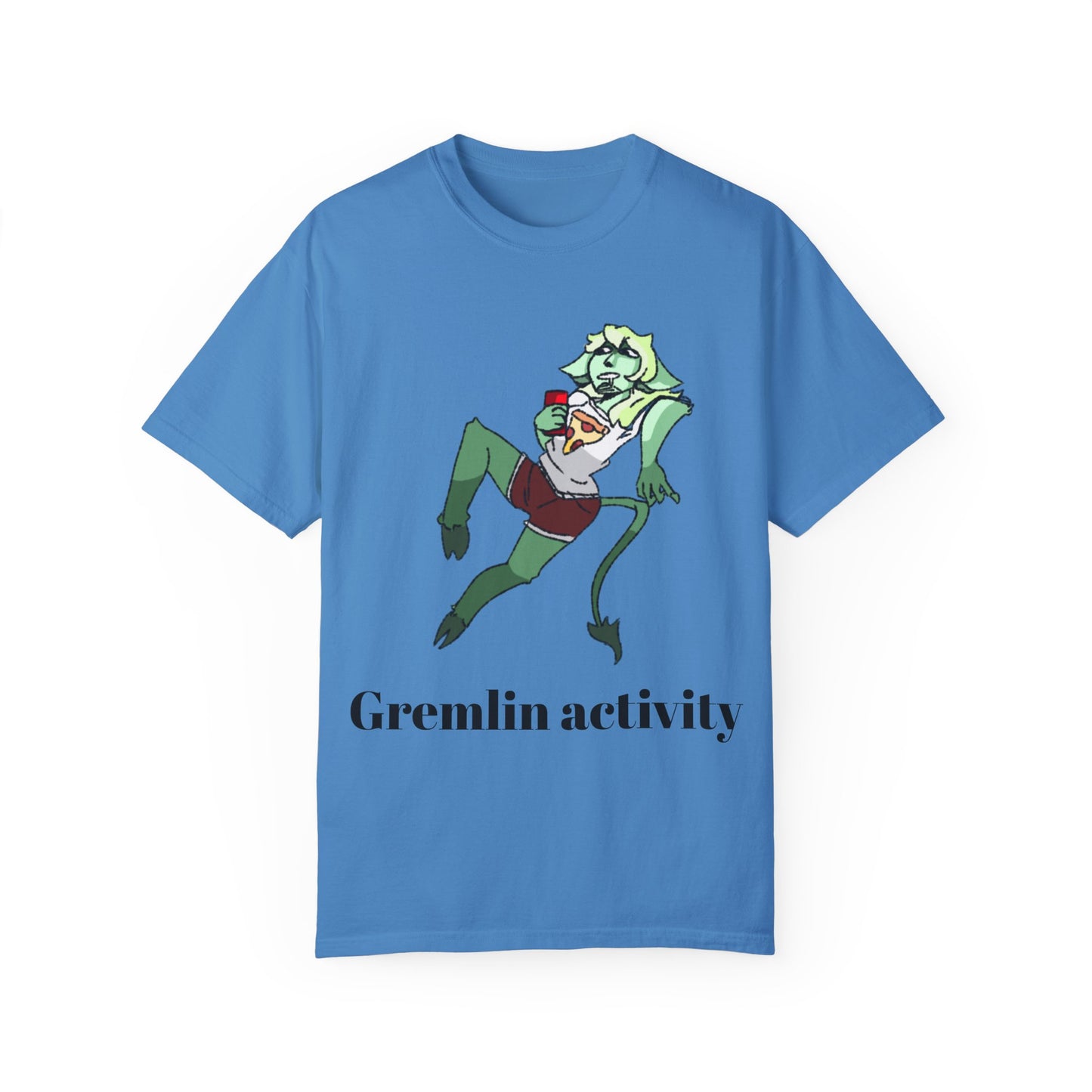 Unisex Garment-Dyed T-shirt - Gremlin Activity Graphic Tee