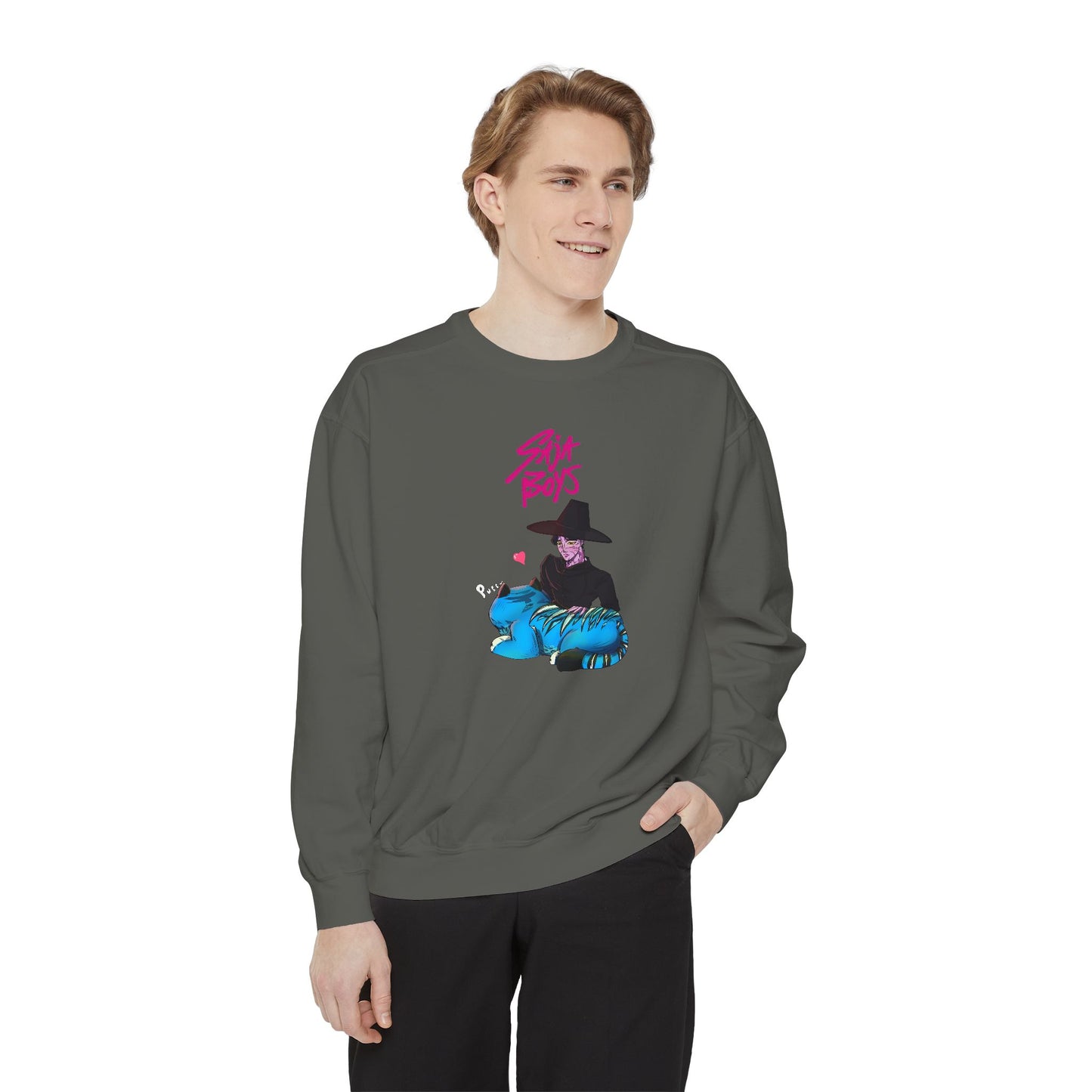 Jinu & Derpy- Garment-Dyed Sweatshirt