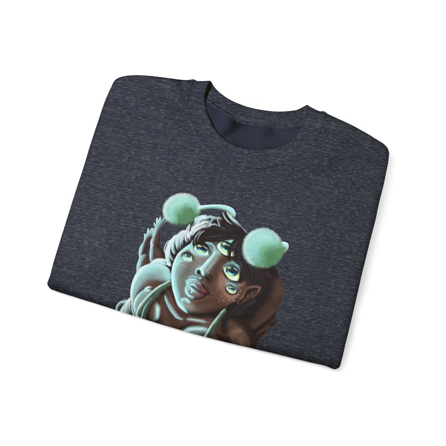 Whimsical Art Crewneck Sweatshirt for Cozy Days