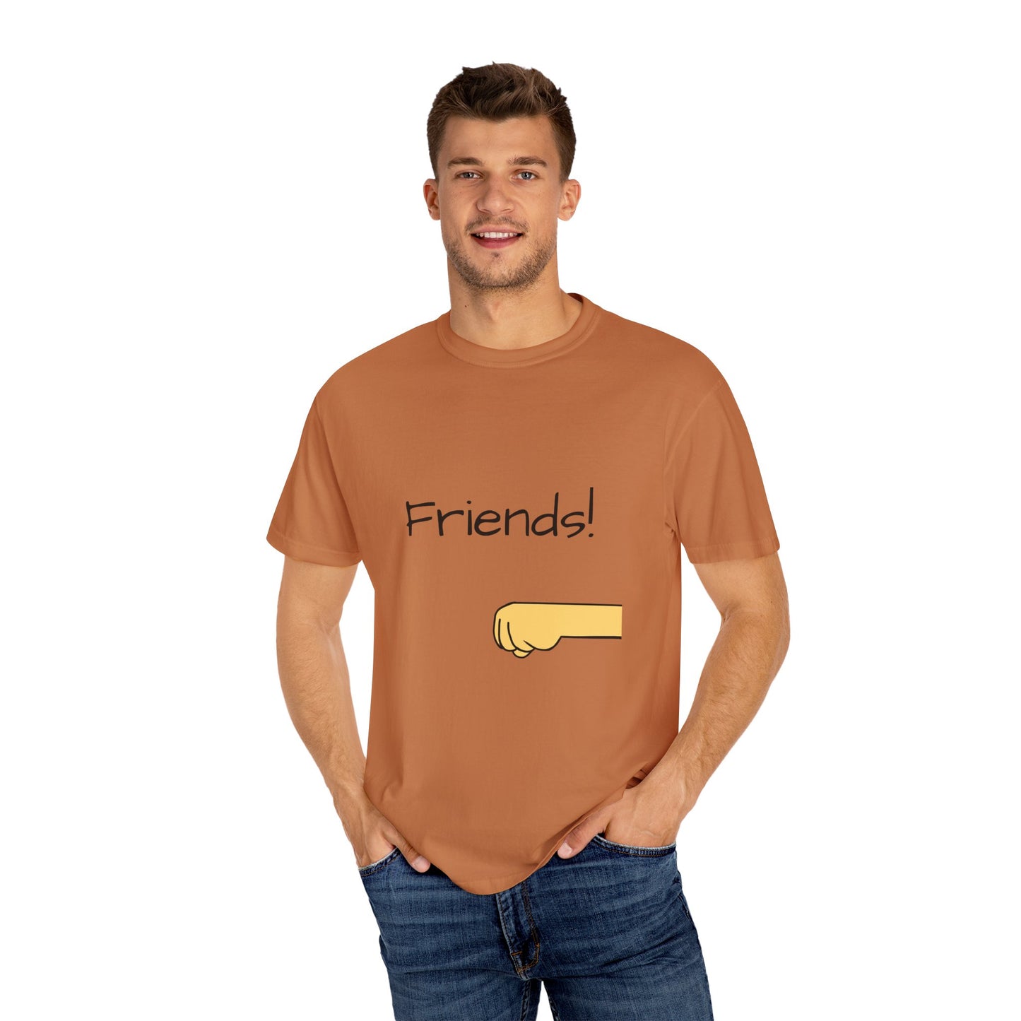 Friends Graphic Tee, Unisex Casual Shirt for Best Friends, Friendship Gift, Fun Everyday Wear, Comfortable Summer Top