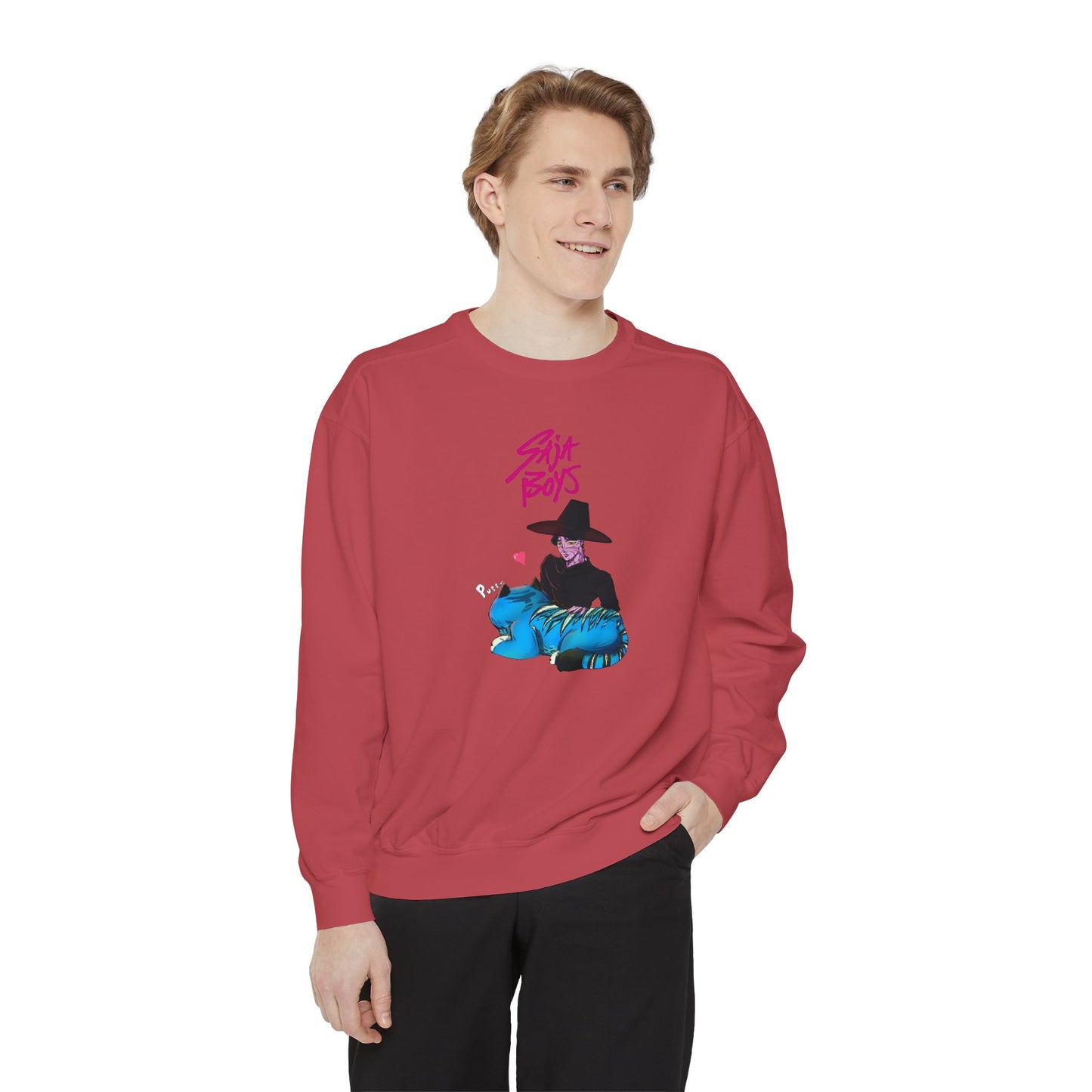 Jinu & Derpy- Garment-Dyed Sweatshirt