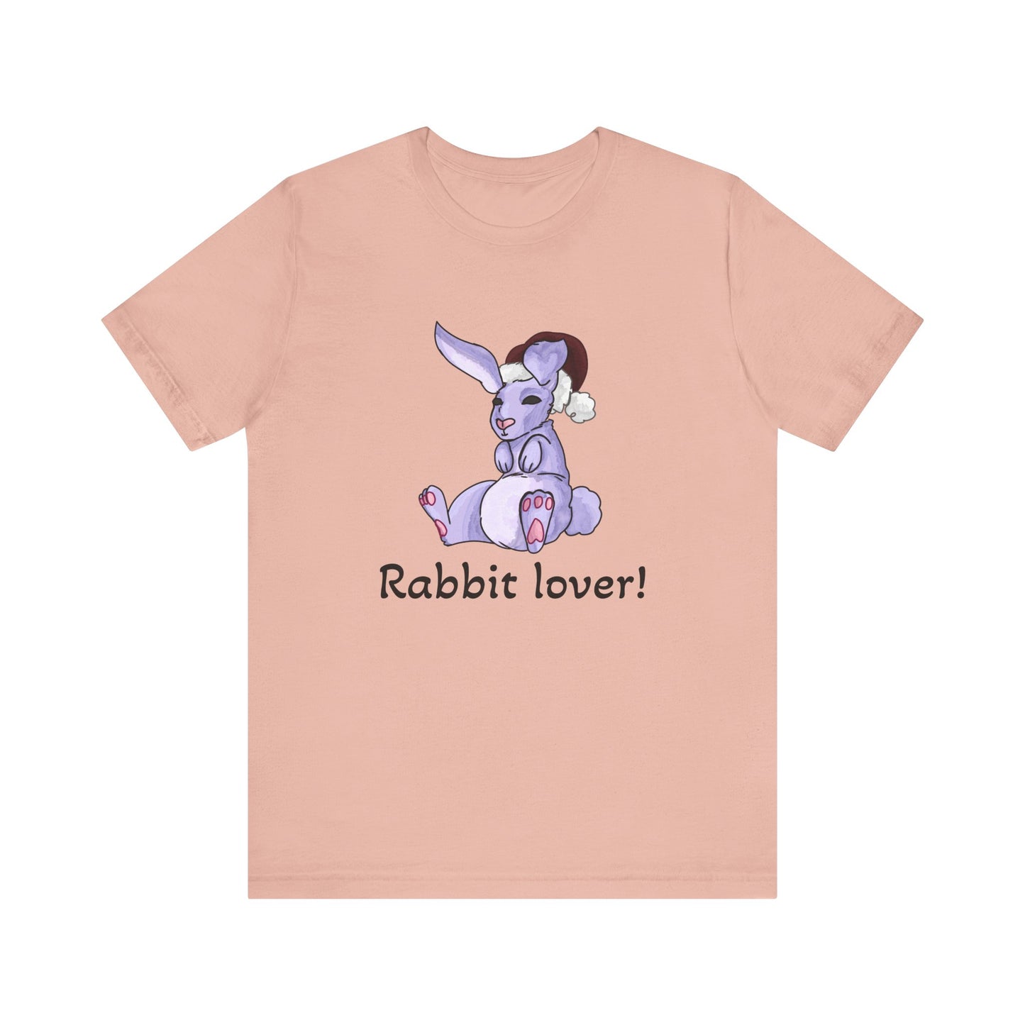 Cute Rabbit Lover Unisex Tee – Perfect Gift for Animal Lovers!