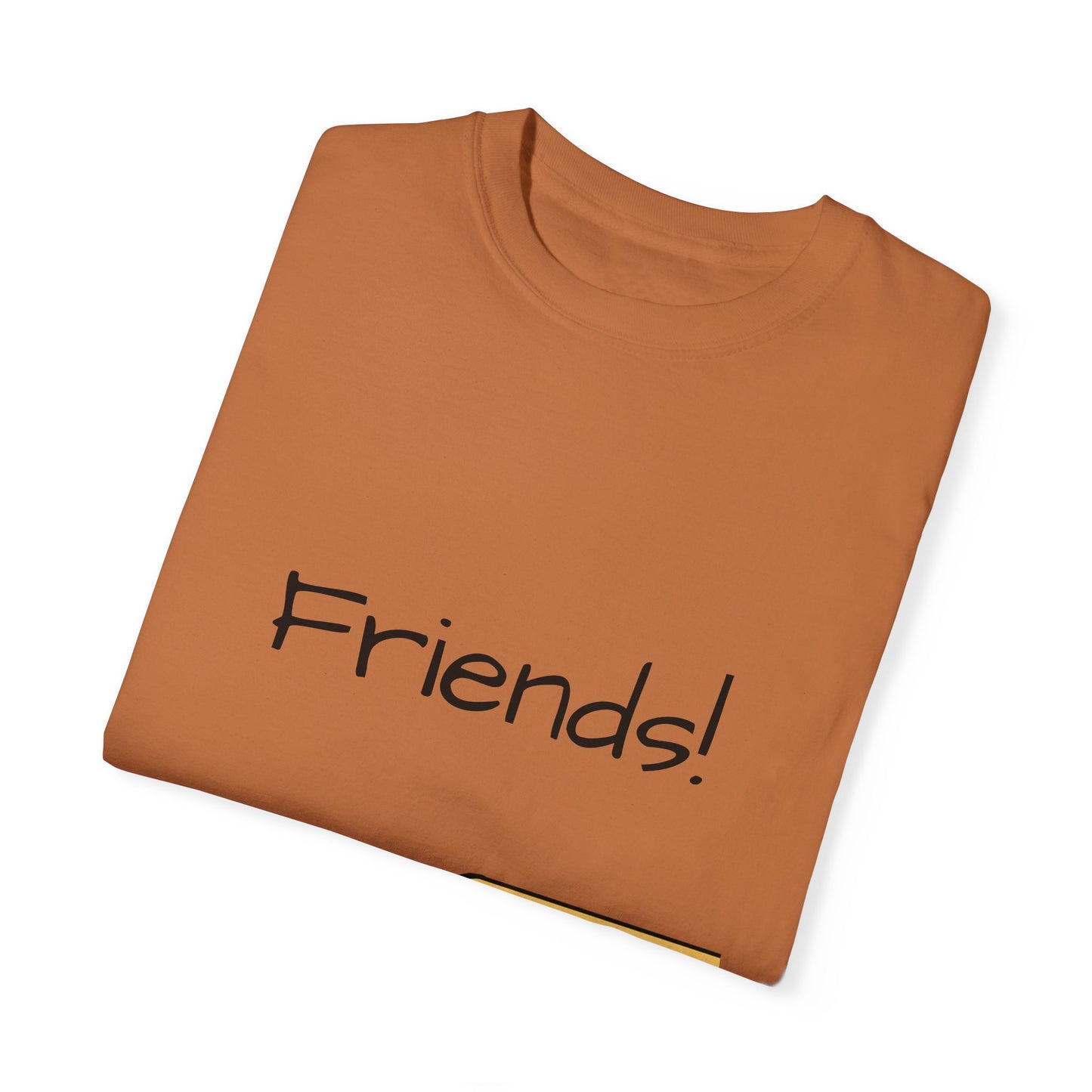 Friends Graphic Tee, Unisex Casual Shirt for Best Friends, Friendship Gift, Fun Everyday Wear, Comfortable Summer Top