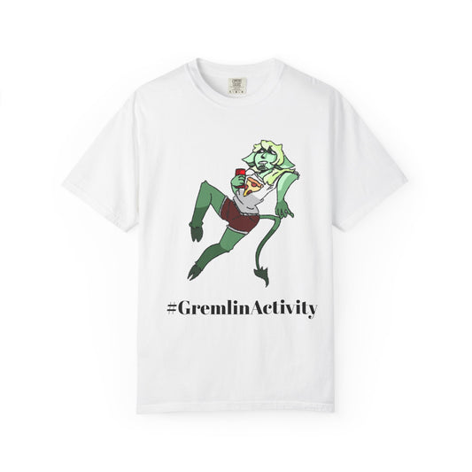 Unisex Garment-Dyed T-shirt - Gremlin Activity Graphic Tee
