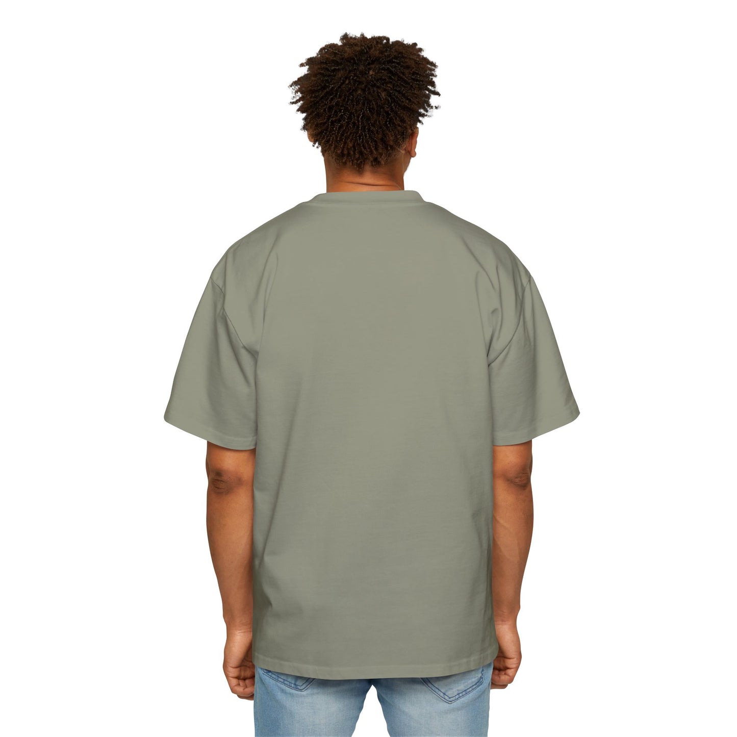 Jinu & Derpy- Men's Heavy Oversized Tee