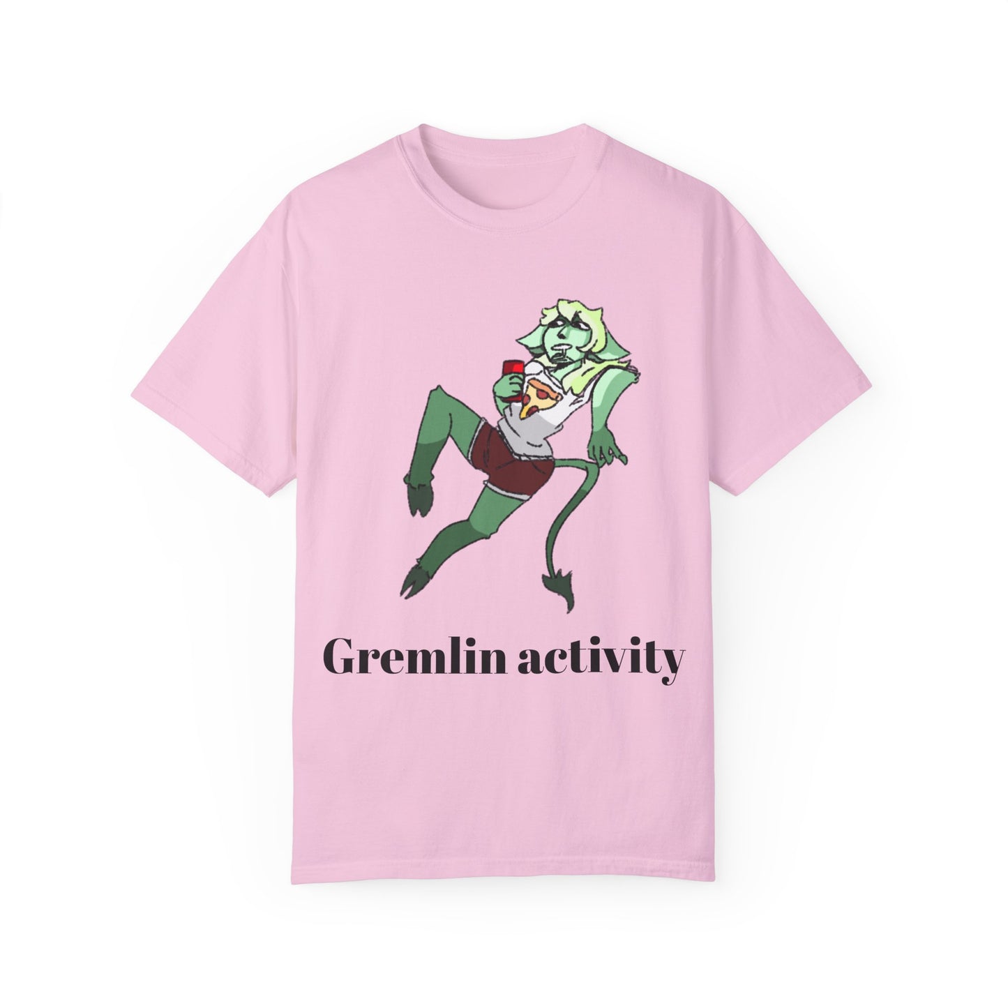 Unisex Garment-Dyed T-shirt - Gremlin Activity Graphic Tee