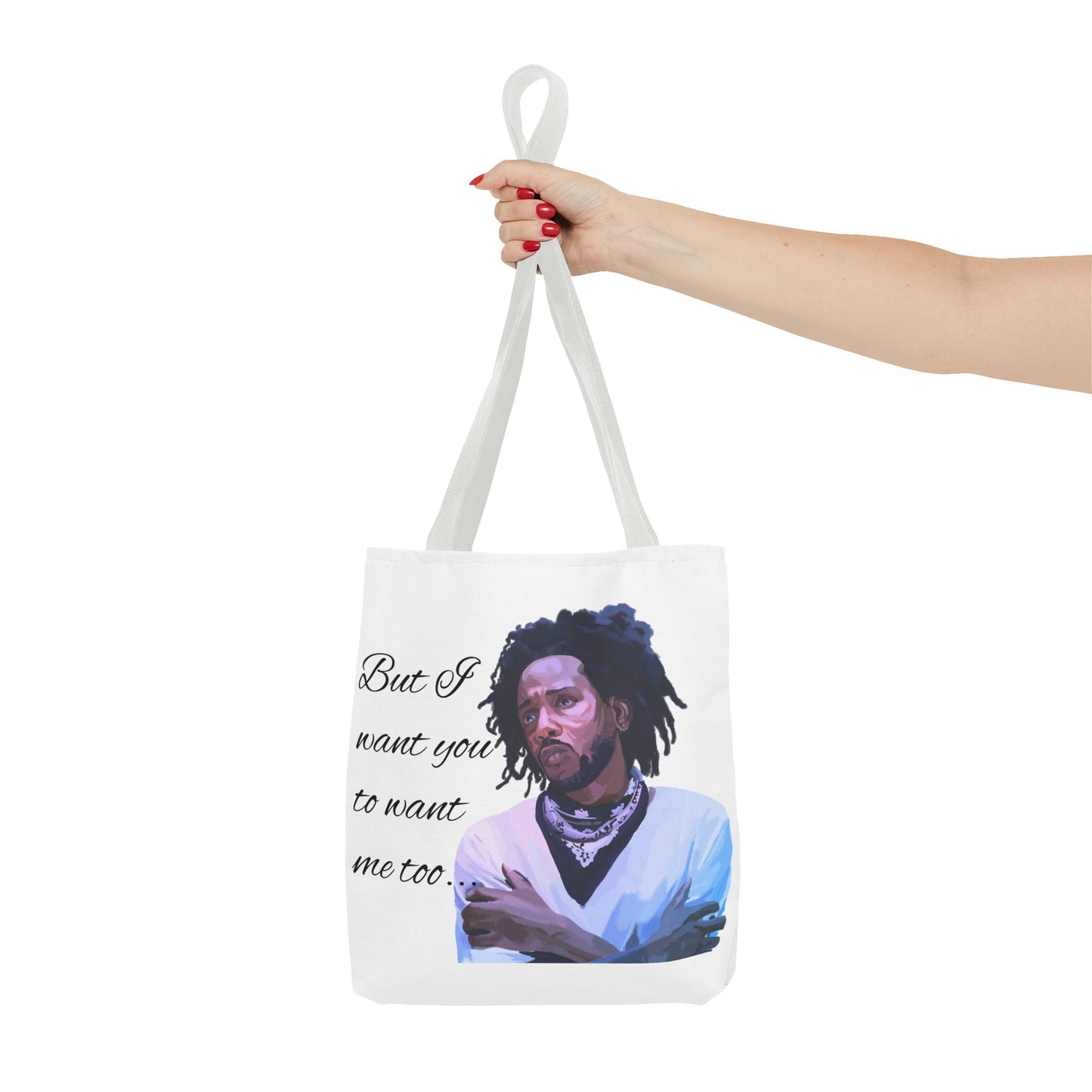 Artistic Quote Tote Bag - Perfect for Kendrick Lamar Fans, Gift for Music Lovers, Eco-Friendly Shopping,