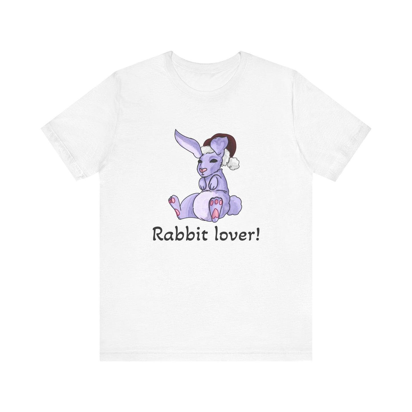 Cute Rabbit Lover Unisex Tee – Perfect Gift for Animal Lovers!