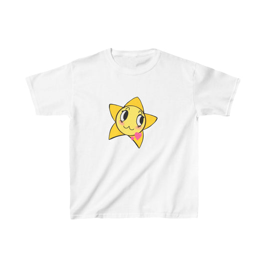 Cute Star Kids Heavy Cotton Tee - Perfect for Playtime!