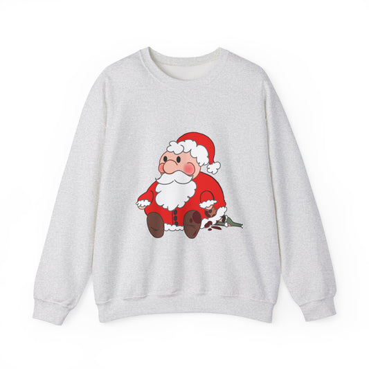 Cute Santa Claus Crewneck Sweatshirt - Cozy Holiday Style