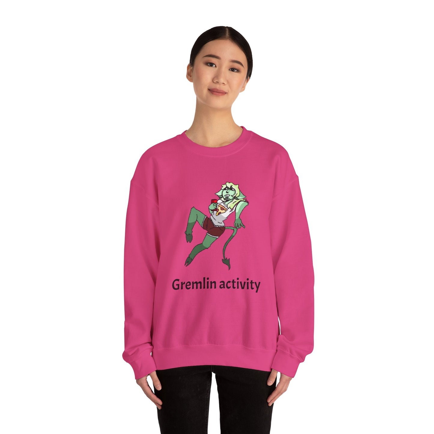 Funny Gremlin Activity Crewneck Sweatshirt - Unisex Heavy Blend™