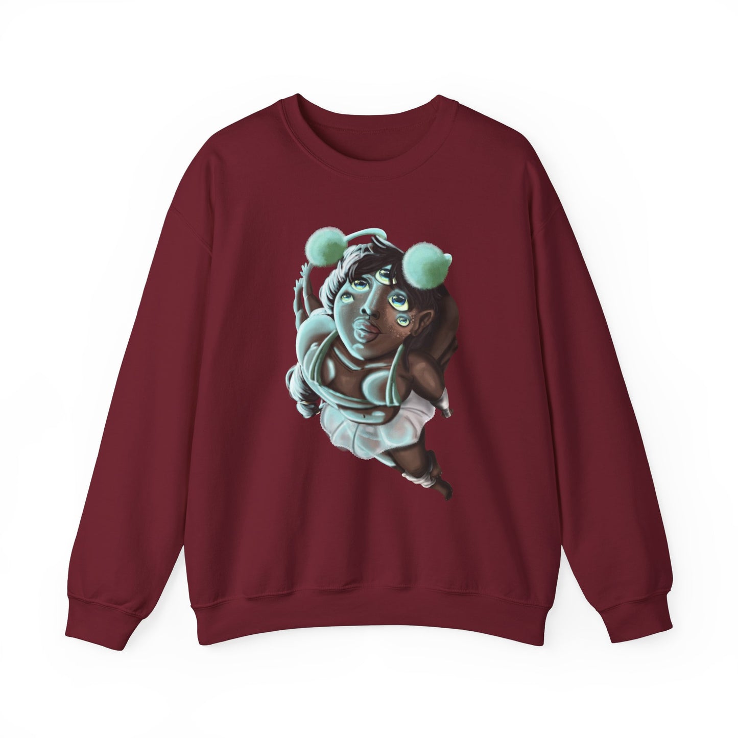 Whimsical Art Crewneck Sweatshirt for Cozy Days