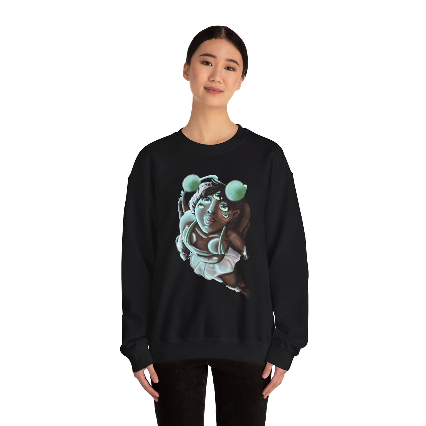 Whimsical Art Crewneck Sweatshirt for Cozy Days