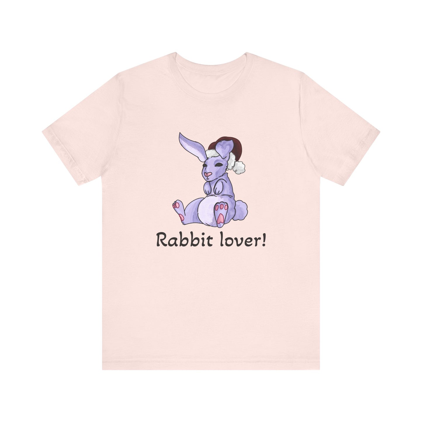 Cute Rabbit Lover Unisex Tee – Perfect Gift for Animal Lovers!