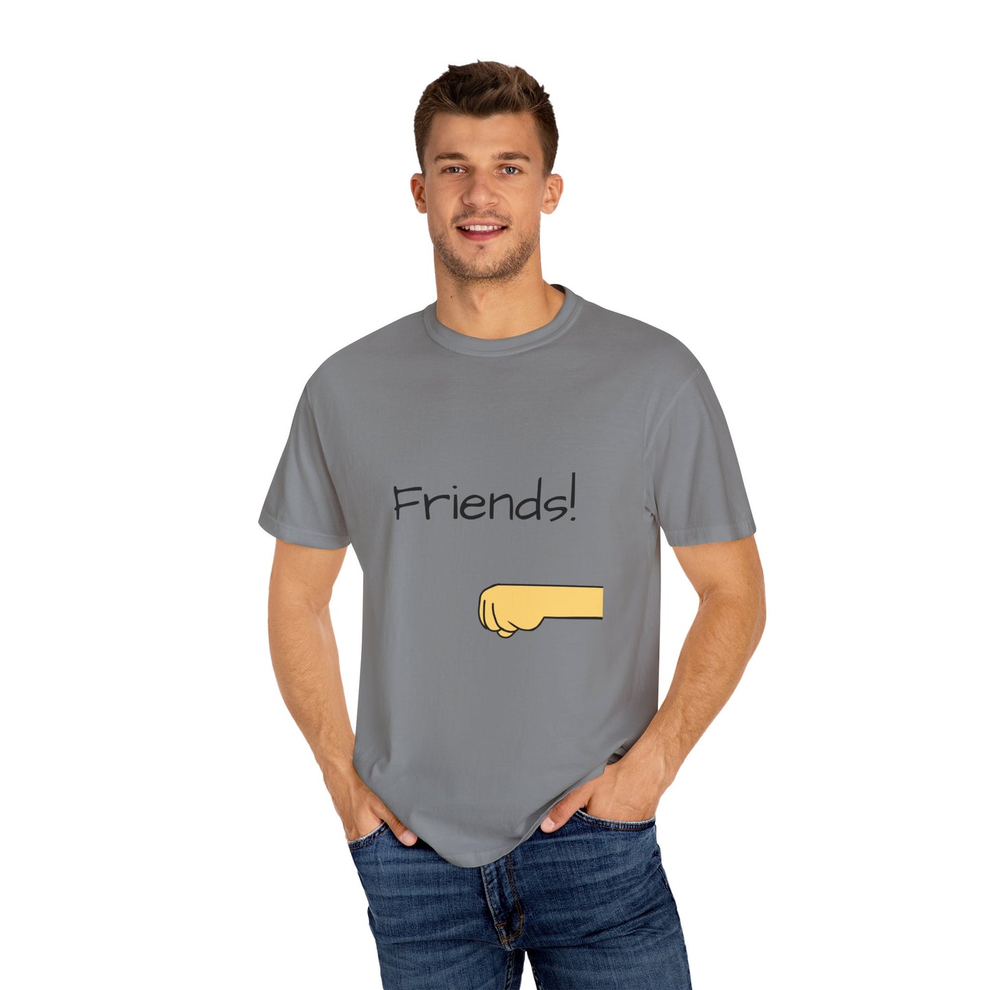 Friends Graphic Tee, Unisex Casual Shirt for Best Friends, Friendship Gift, Fun Everyday Wear, Comfortable Summer Top