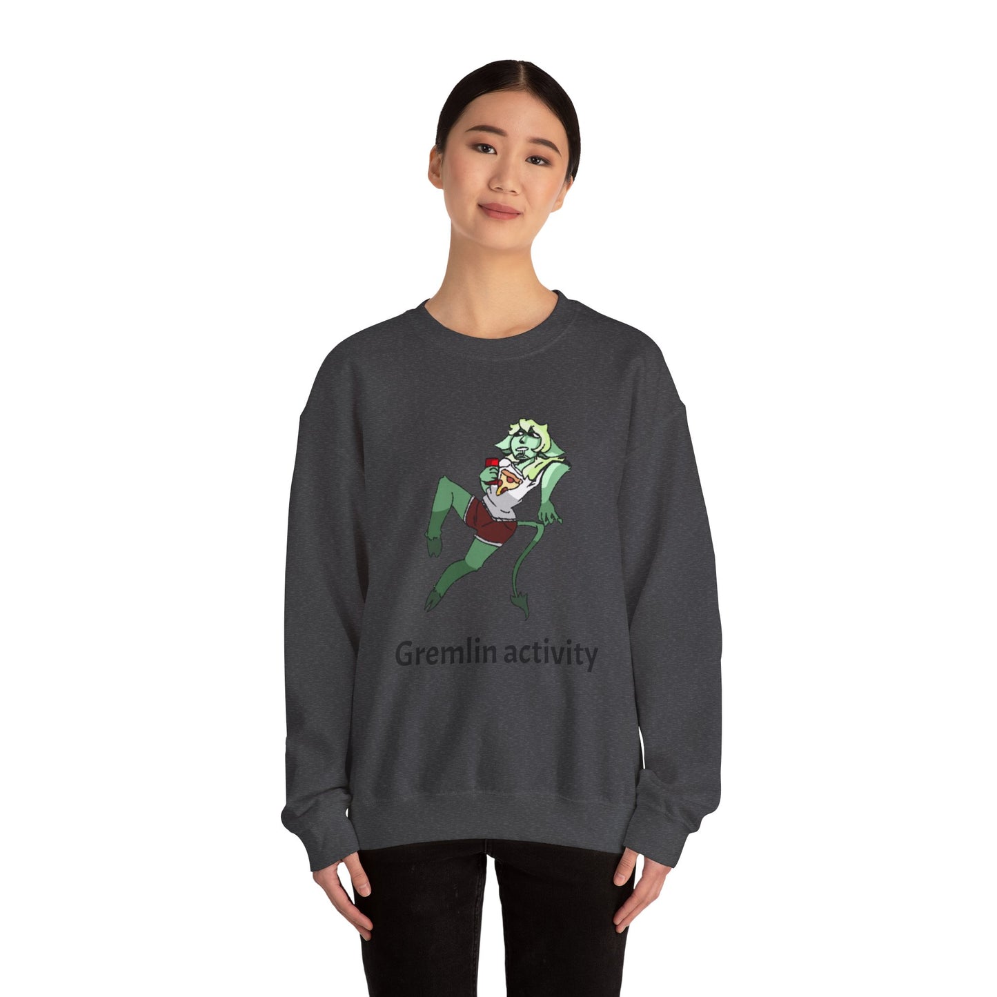 Funny Gremlin Activity Crewneck Sweatshirt - Unisex Heavy Blend™